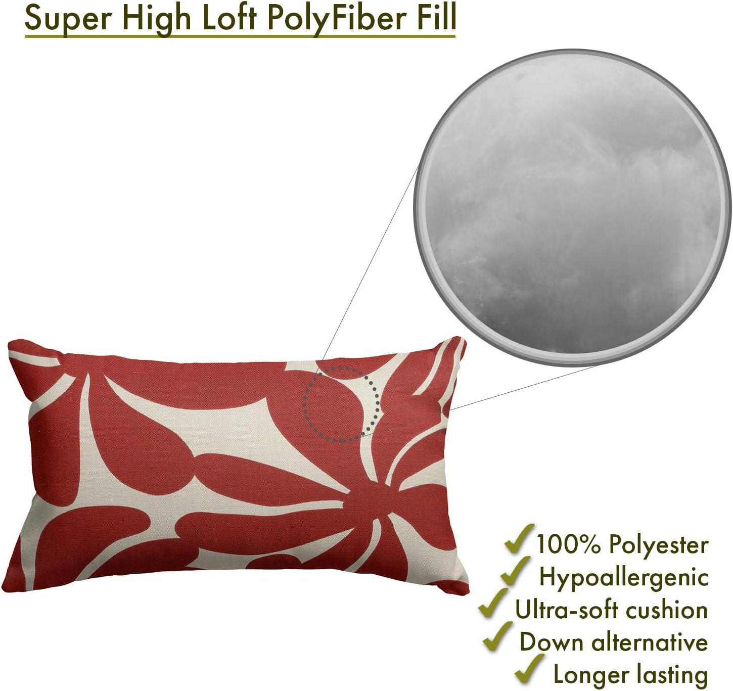 Plantation Floral Indoor/Outdoor Reversible Throw Pillow