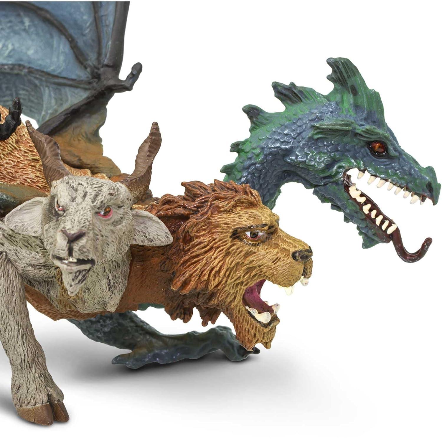 Safari Ltd. Chimera Figurine - Detailed 7" Mythical Hybrid Creature Figure - Educational Toy for Boys, Girls, and Kids Age 3+