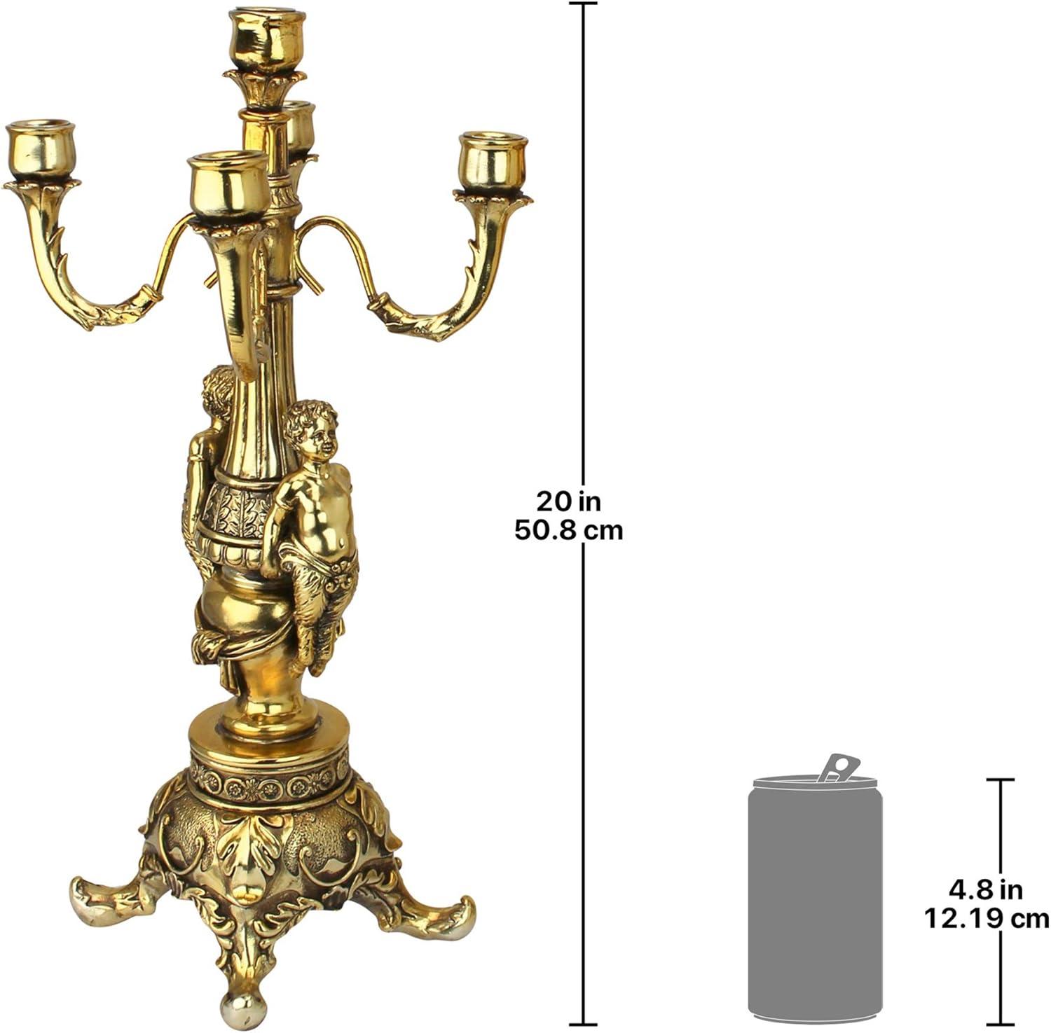 Design Toscano Grande Chateau Candelabra Pair