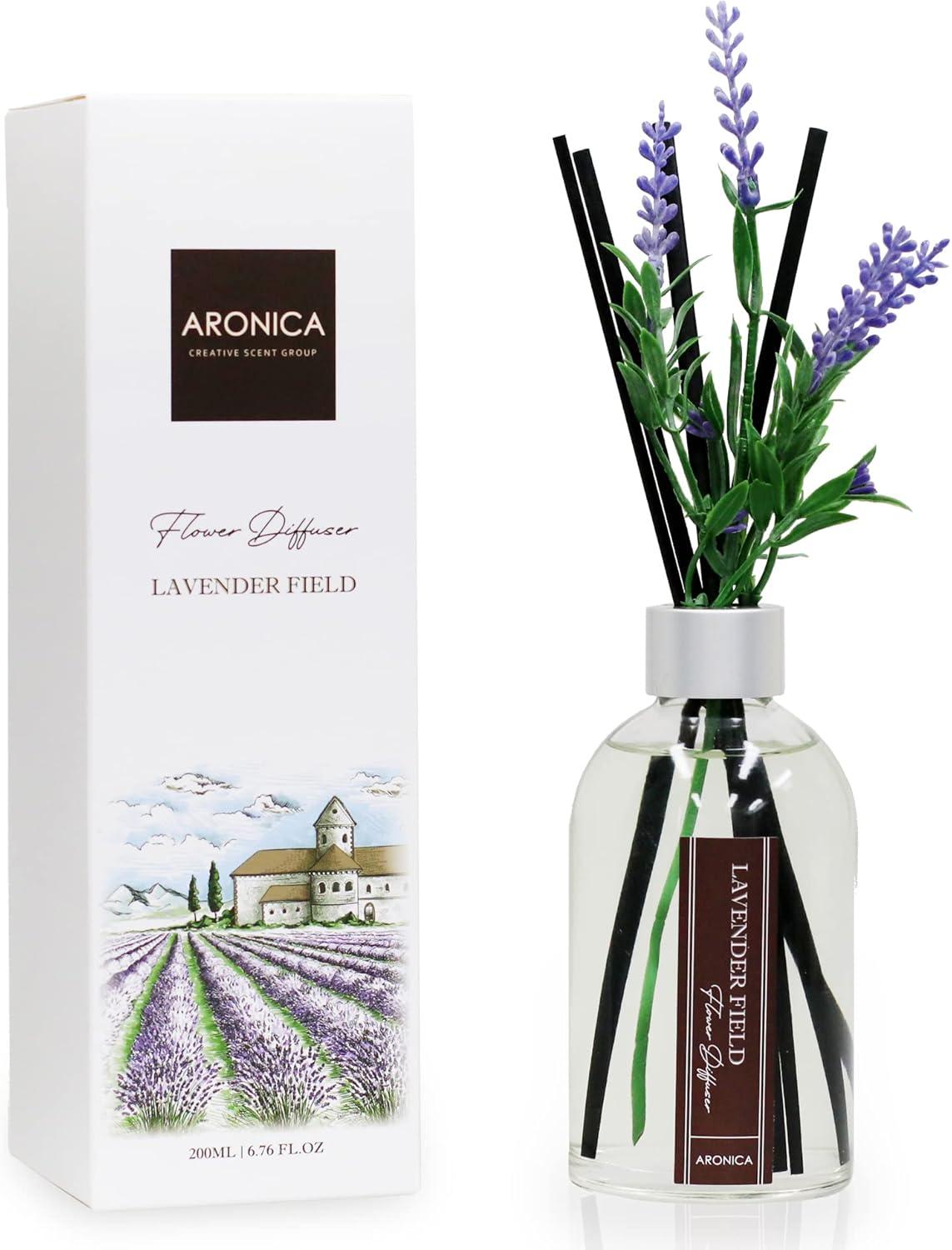 Lavender Lemon Essence 200ml Reed Diffuser for Home & Office