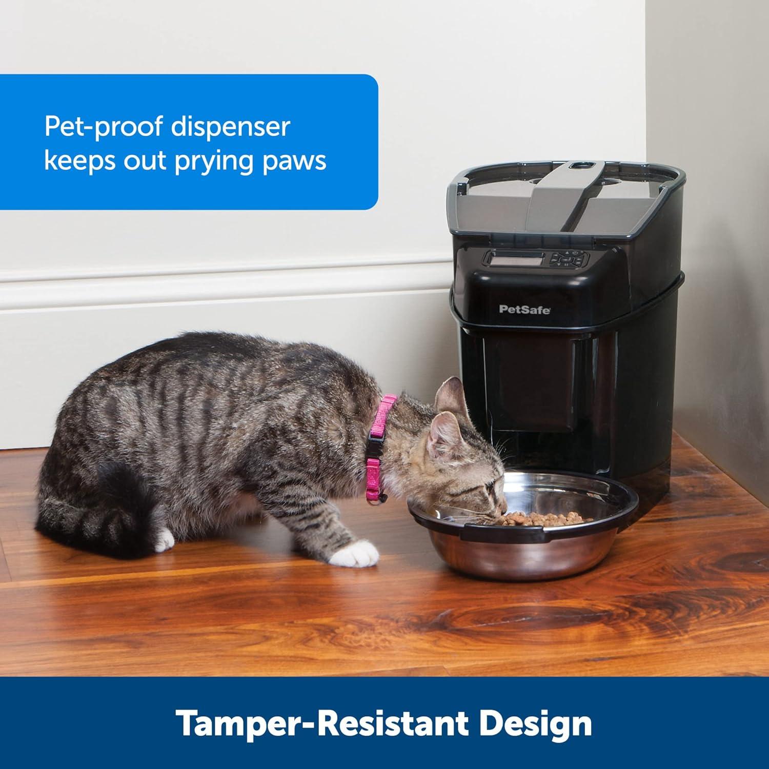 PetSafe Healthy Pet Simply Feed Automatic Dog and Cat Feeder, Dispenses Dog Food or Cat Food