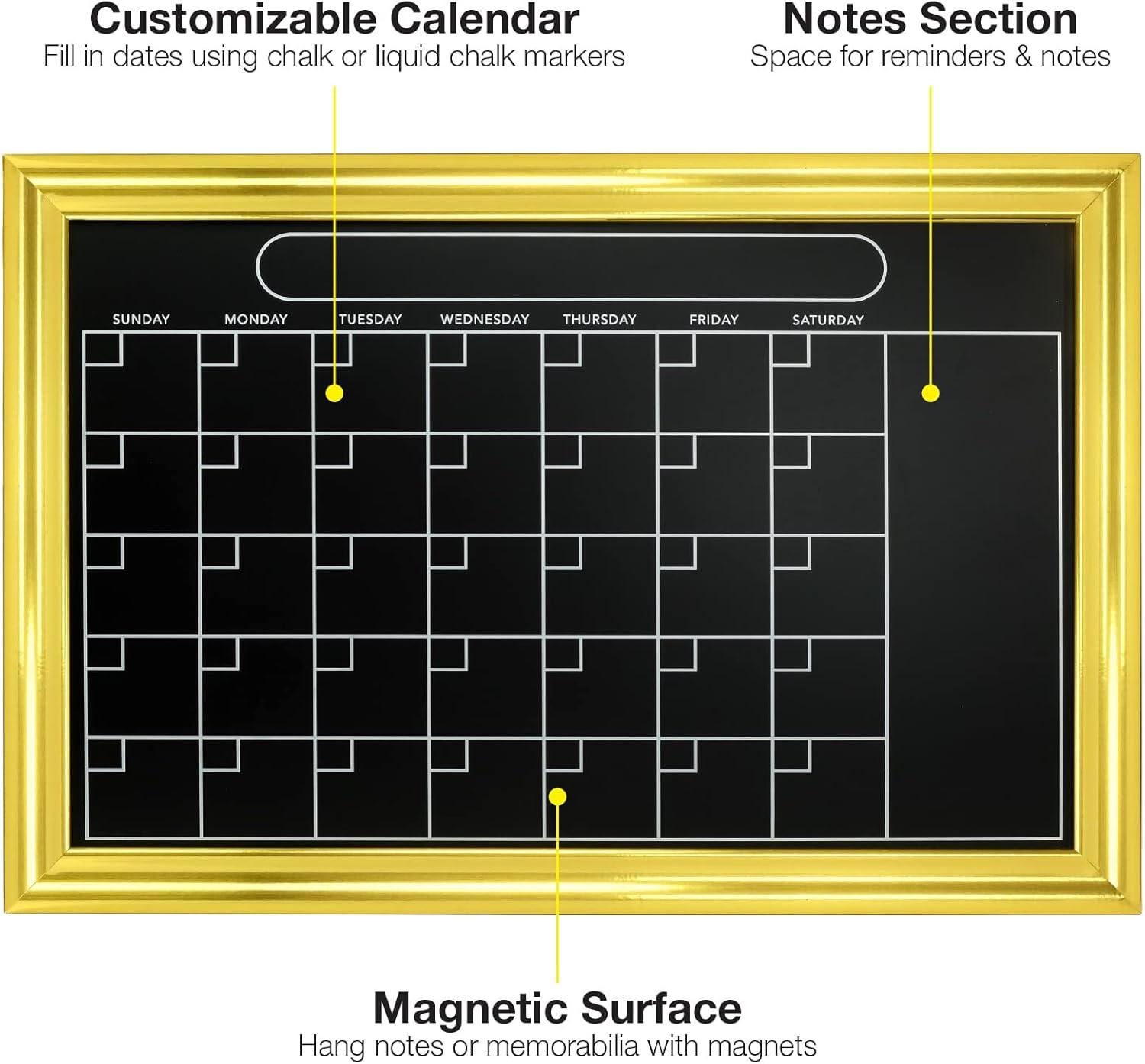 Excello Global Products Wall Vinyl Magnetic Chalkboard