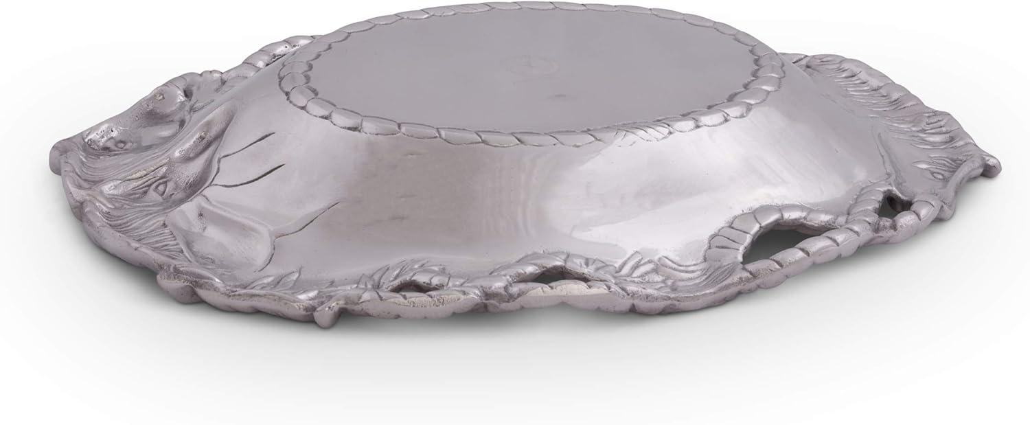 Equestrian Metal Tray