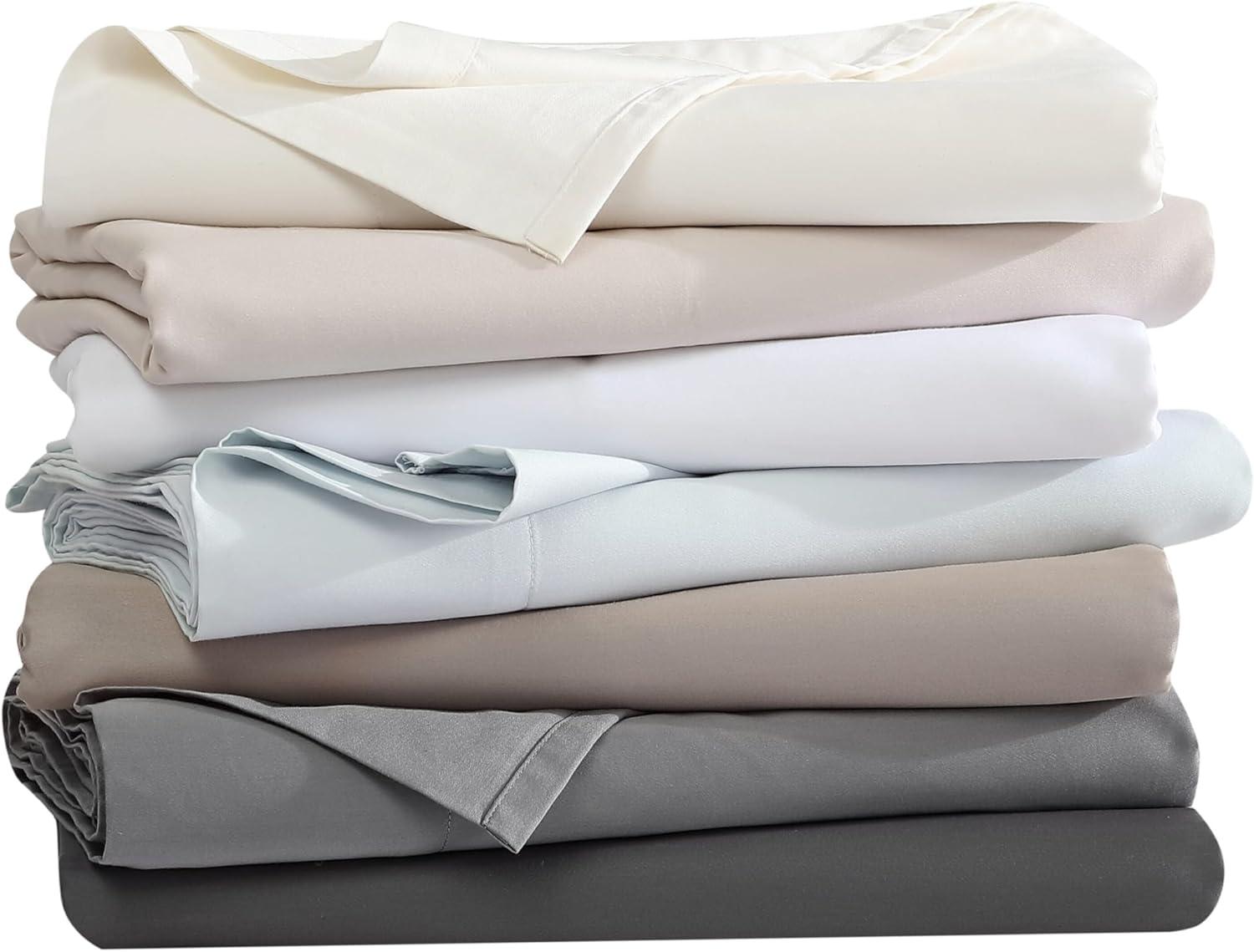 Charcoal Queen Cotton Polyester Deep Pocket Sheet Set