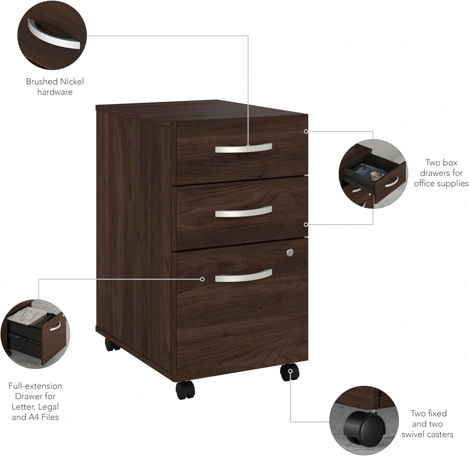 Studio C 16'' Wide 3 -Drawer File Cabinet