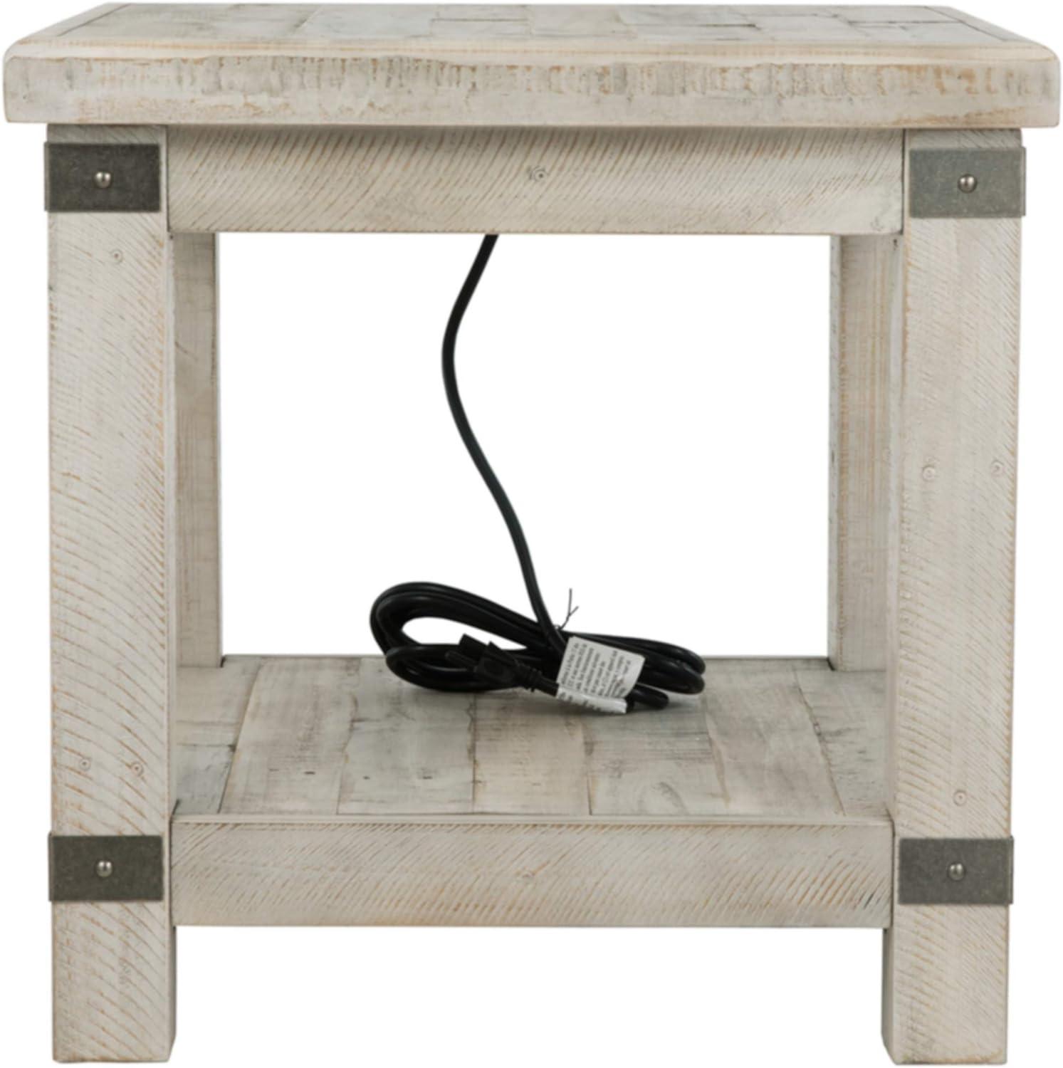 Carynhurst Rectangular End Table White - Signature Design by Ashley