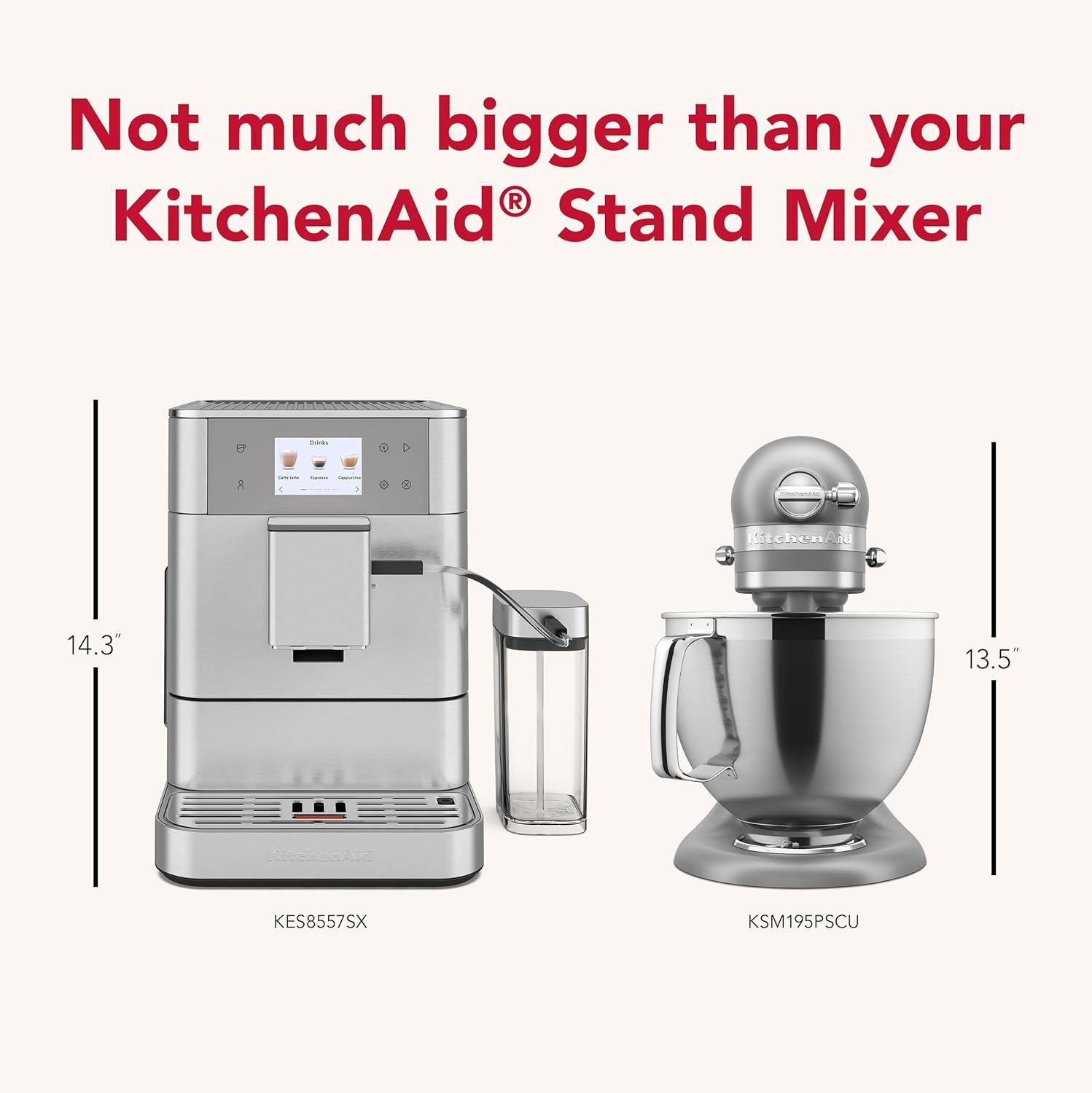 KitchenAid ® KF7 Fully Automatic Espresso Machine in Stainless Steel