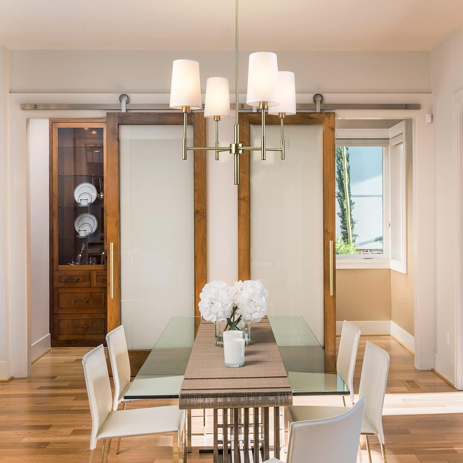 Mercer41 Asuman 4 - Light Dimmable Classic / Traditional Chandelier