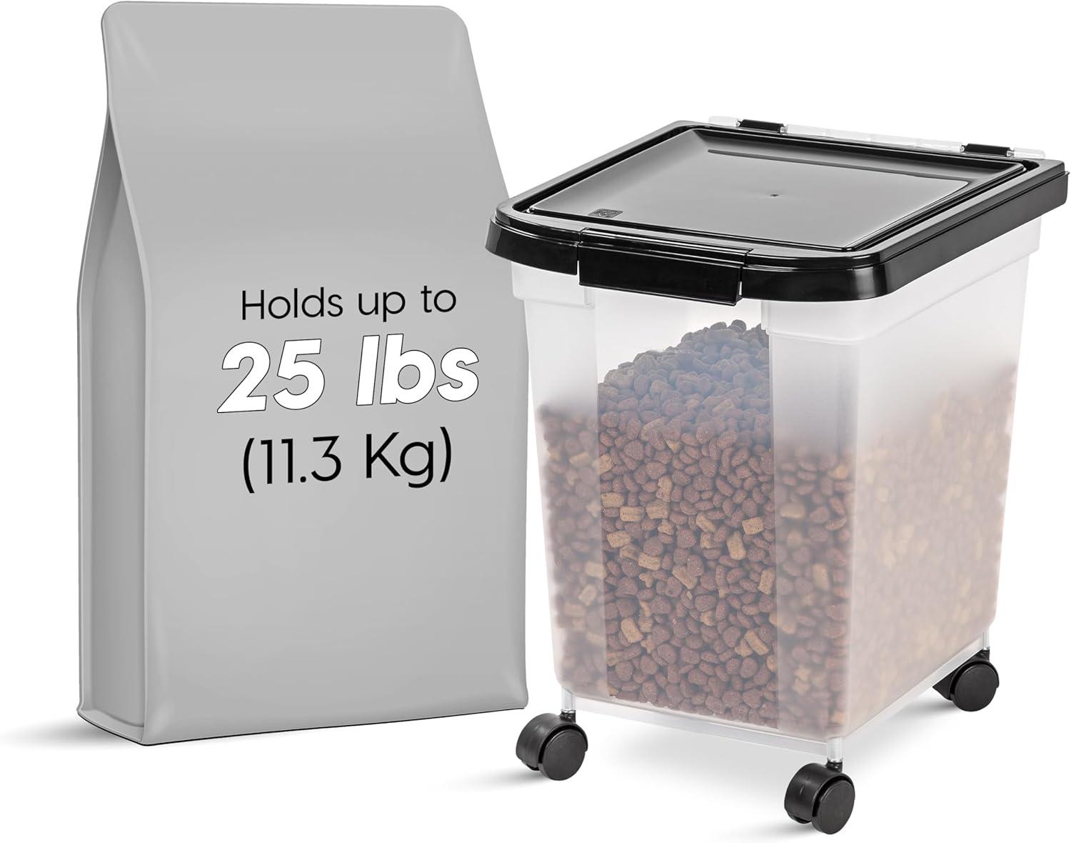 IRIS USA, Inc. 25 Lb. Plastic Food Storage Container