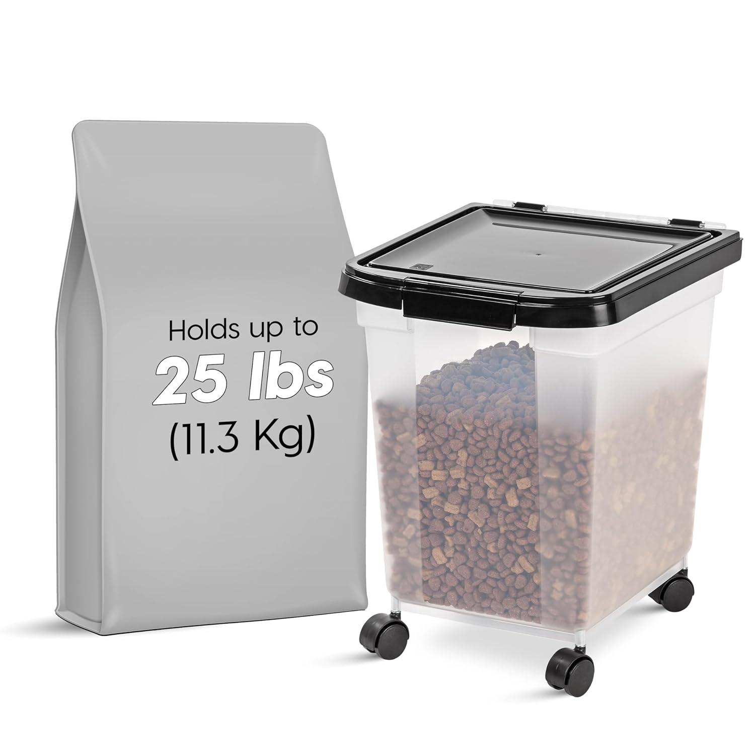 IRIS USA, Inc. 25 Lb. Plastic Food Storage Container