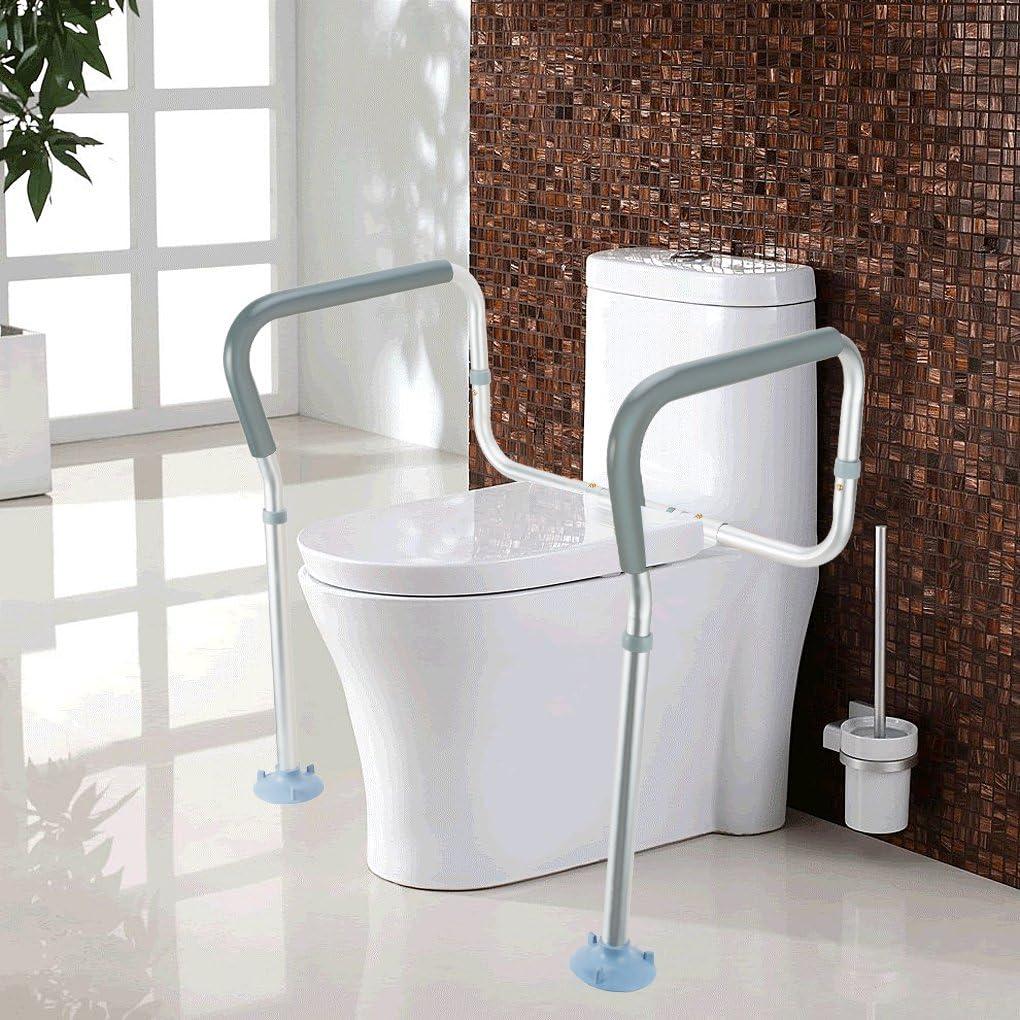 Adjustable Metal Toilet Safety Handrail for Elderly and Disabled