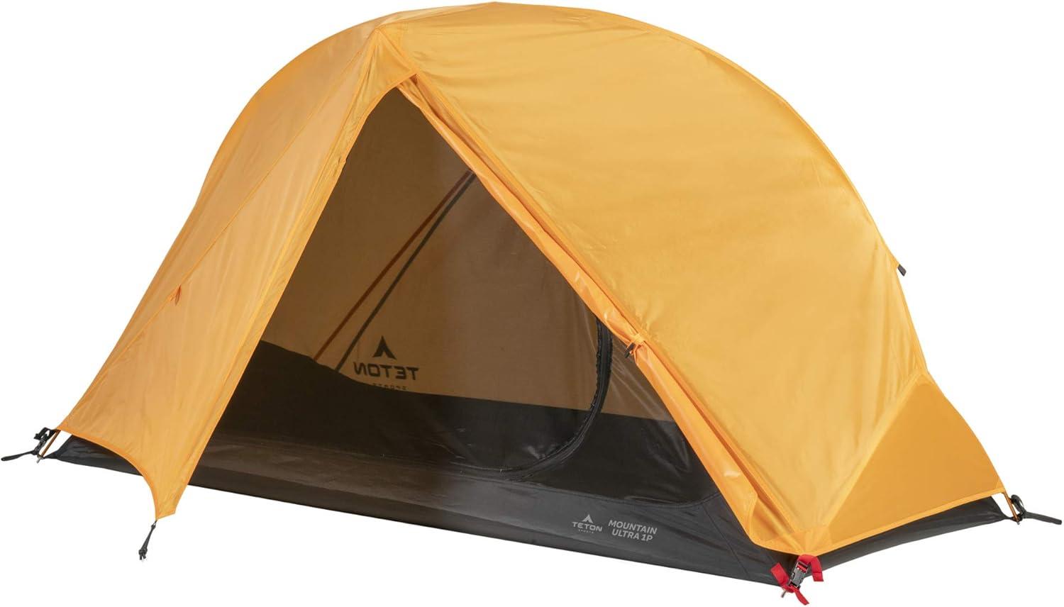 TETON Sports Mountain Ultra Tent; 3 Person Backpacking Dome Tent for Camping; Yellow (2007YL)