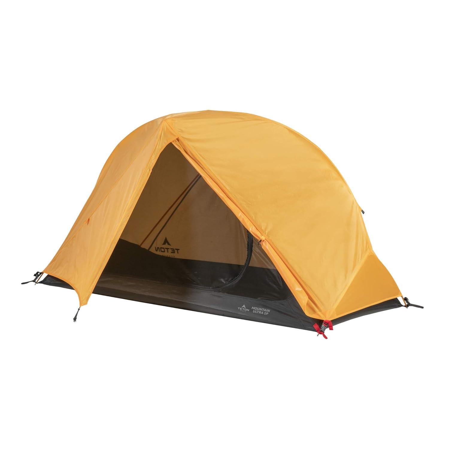 TETON Sports Mountain Ultra Tent; 3 Person Backpacking Dome Tent for Camping; Yellow (2007YL)