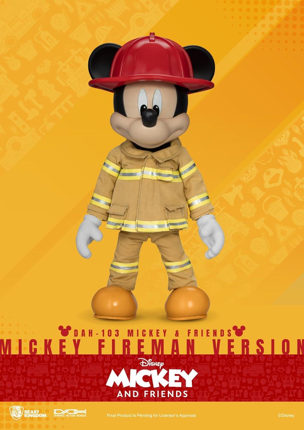 Mickey & Friends Mickey Fireman Version (Dynamic 8ction Hero)