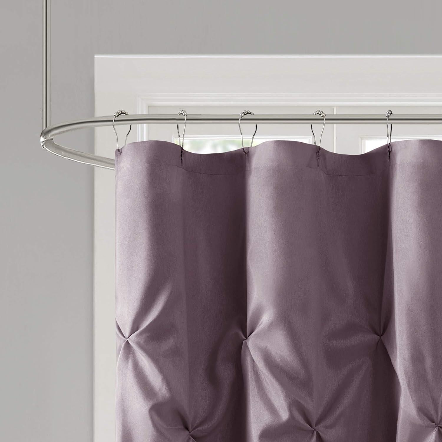 Laurel Tufted Semi-Sheer Shower Curtain