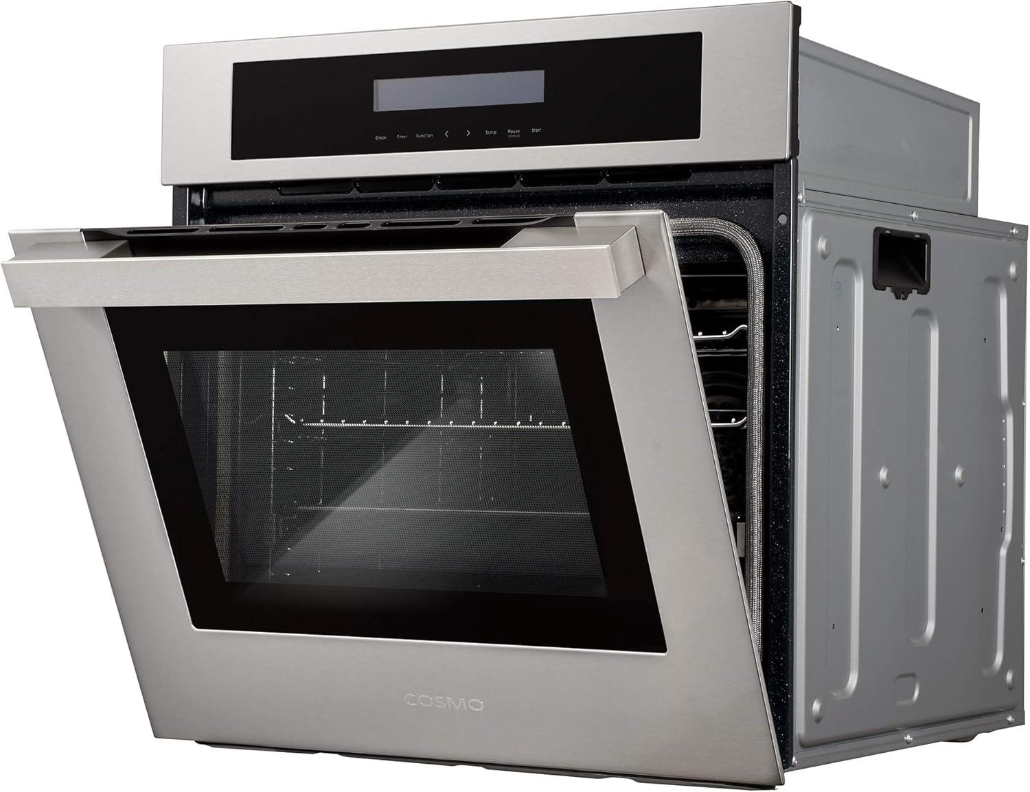 Cosmo C106SIX-PT 24 in. Convection European Element Single Electric Wall Oven