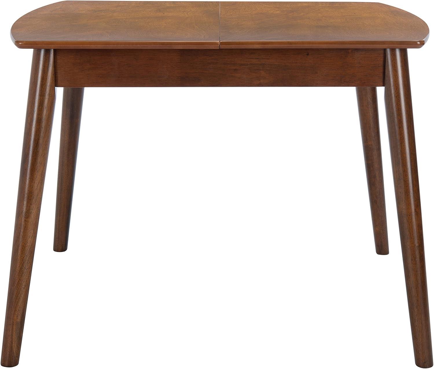 Varda Manual Extension Dining Table - Walnut - Safavieh