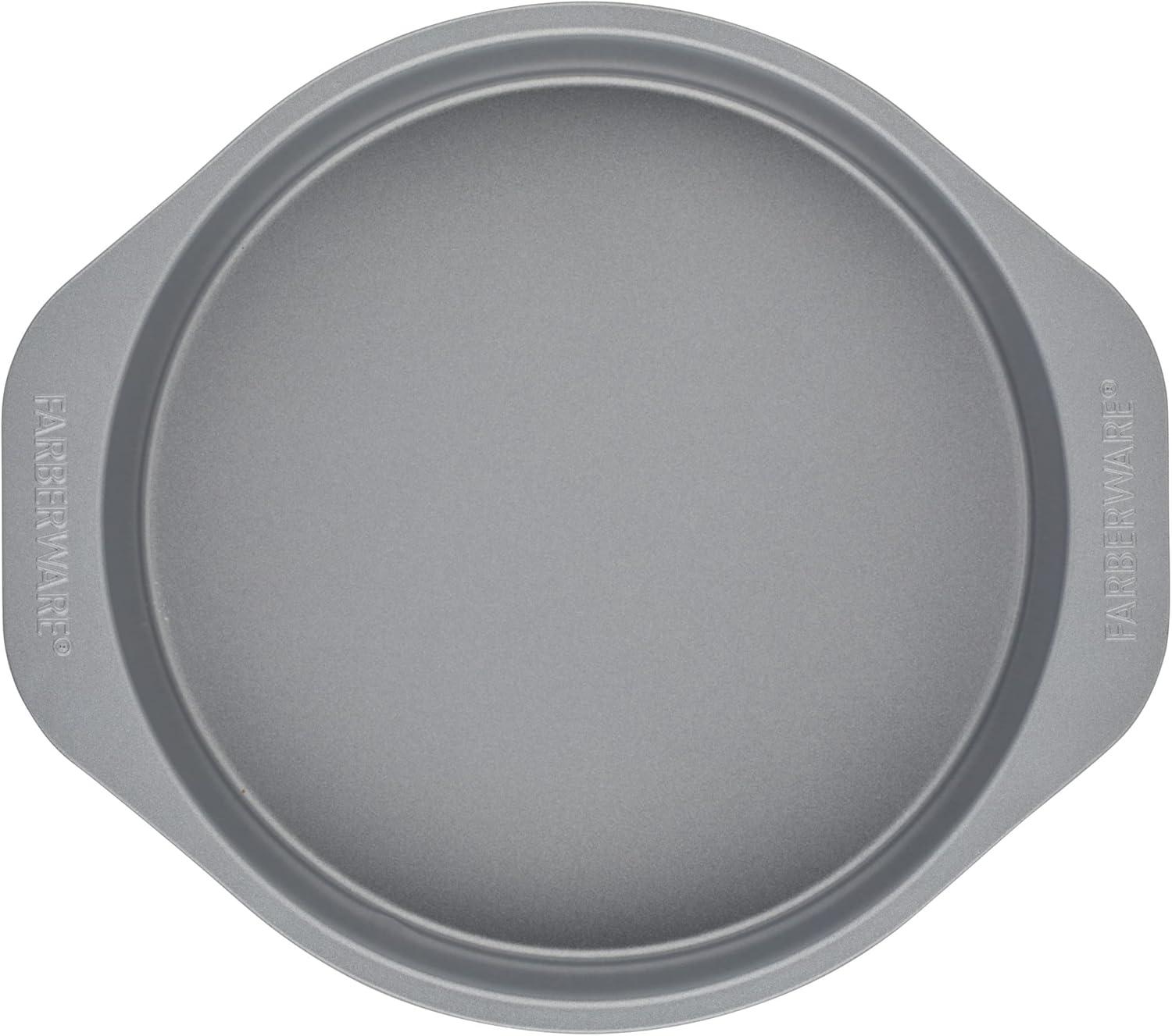 Gray Nonstick Insulated Round Cake Pan Set, 8-Inch, 2-Piece