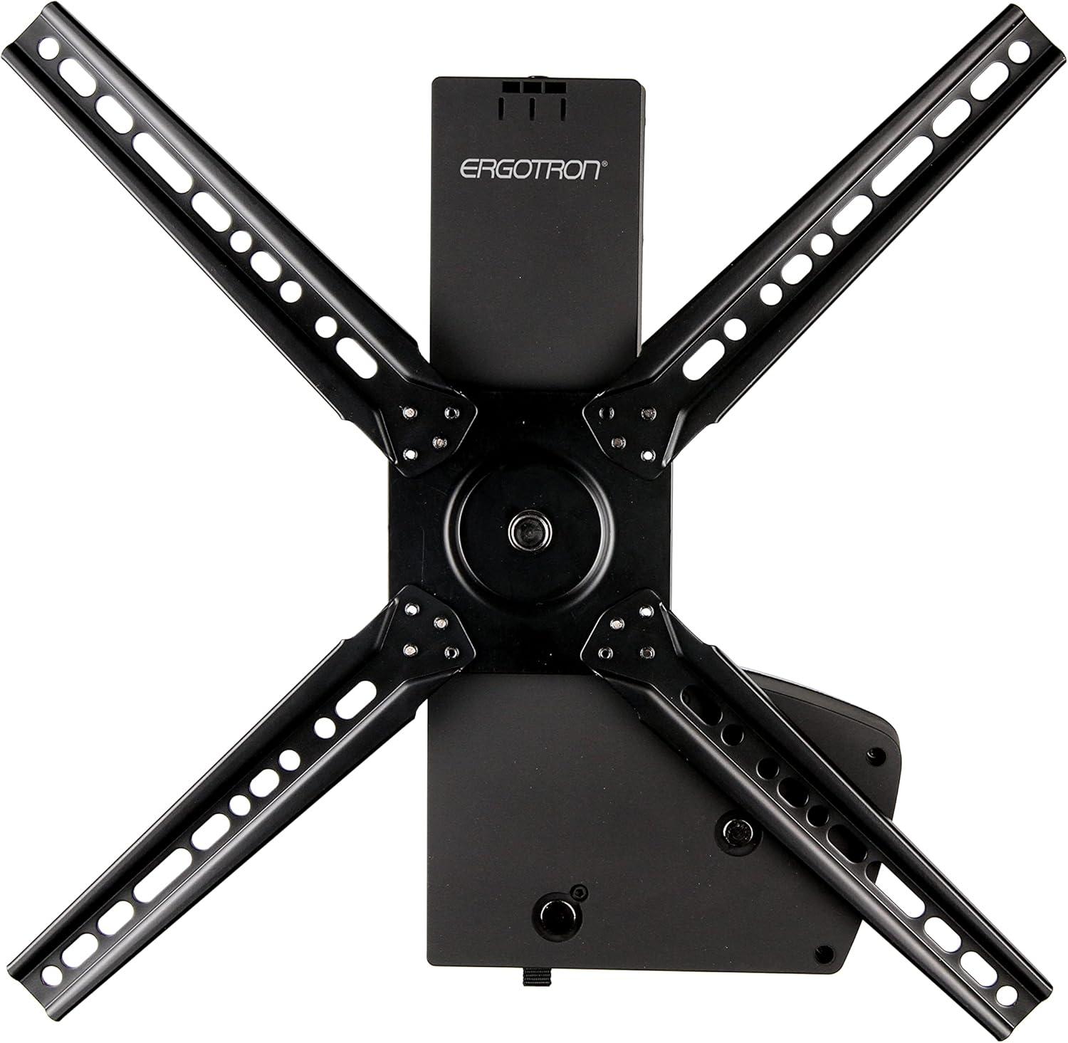 Black Full-Motion Wall Mount with VESA Adapter