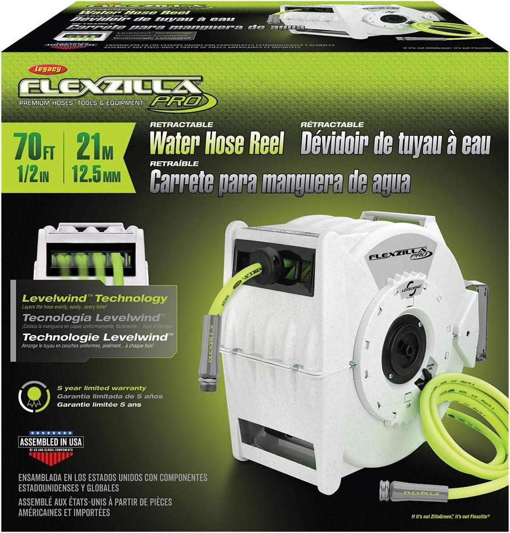 Legacy Flexzilla 1/2 in. D X 70 ft. L Premium Grade Hose and Reel