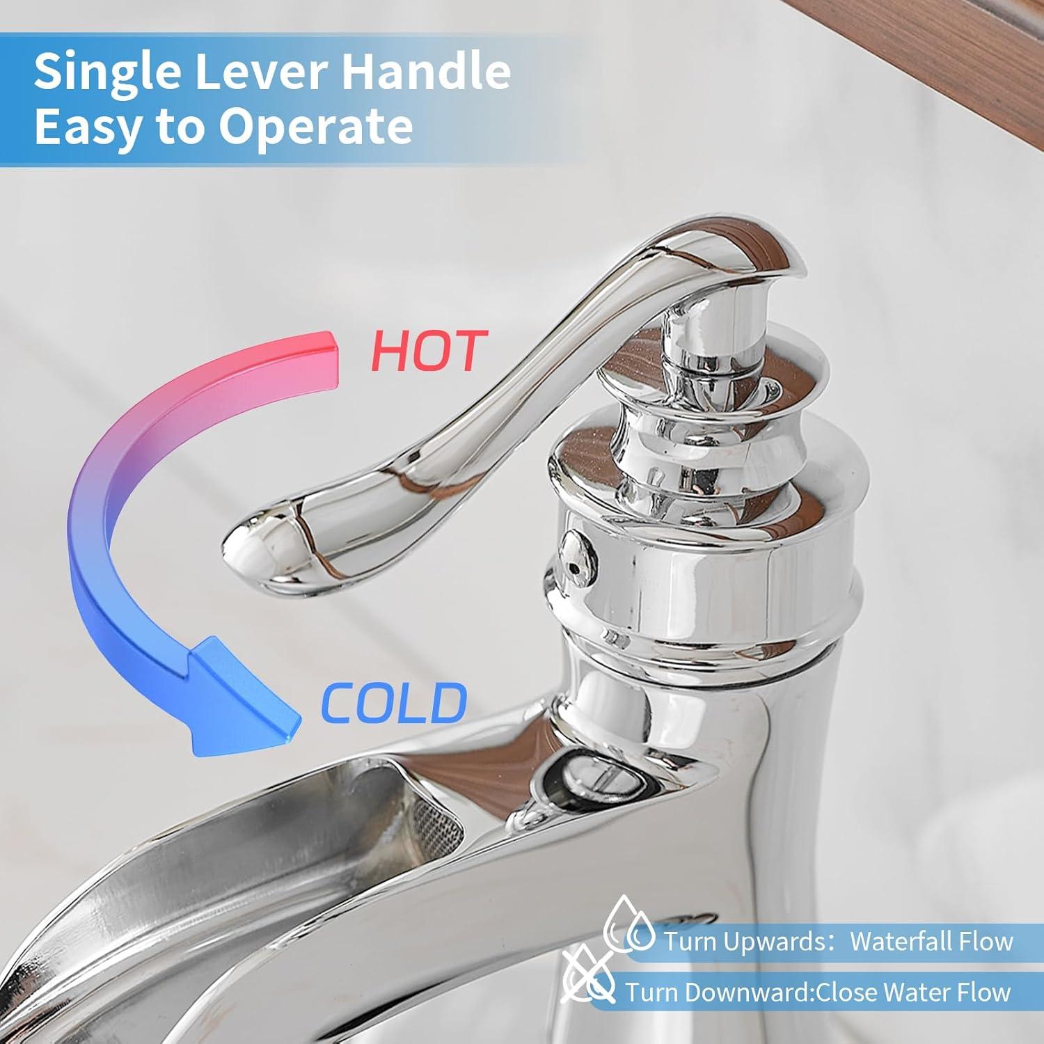 Single-Hole Single-handle Bathroom Faucet