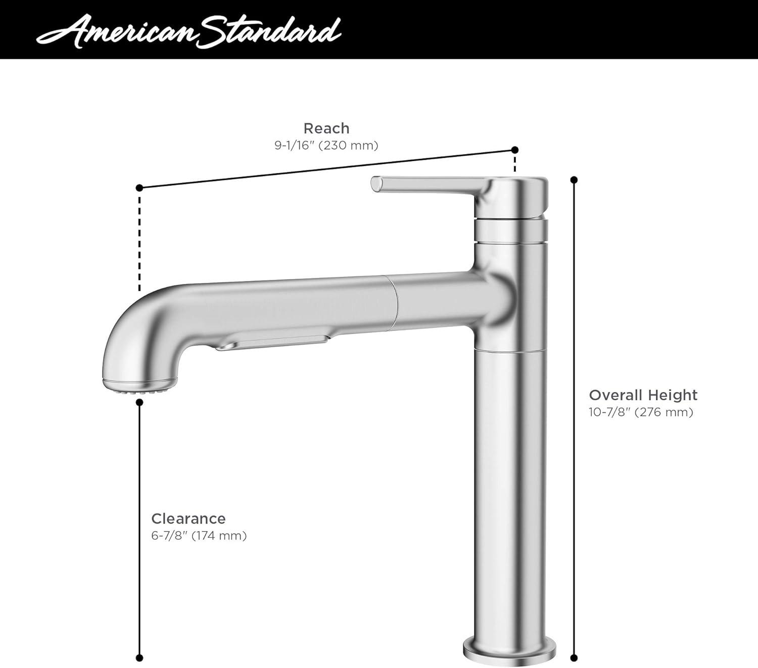 Stainless Steel Pull-Out Spray Kitchen Faucet