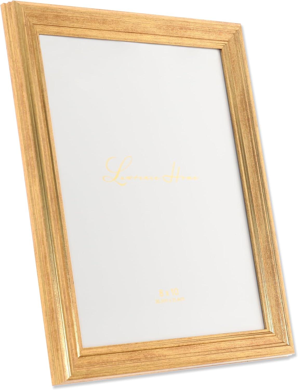 8x10 Sutter Burnished Gold Picture Frame