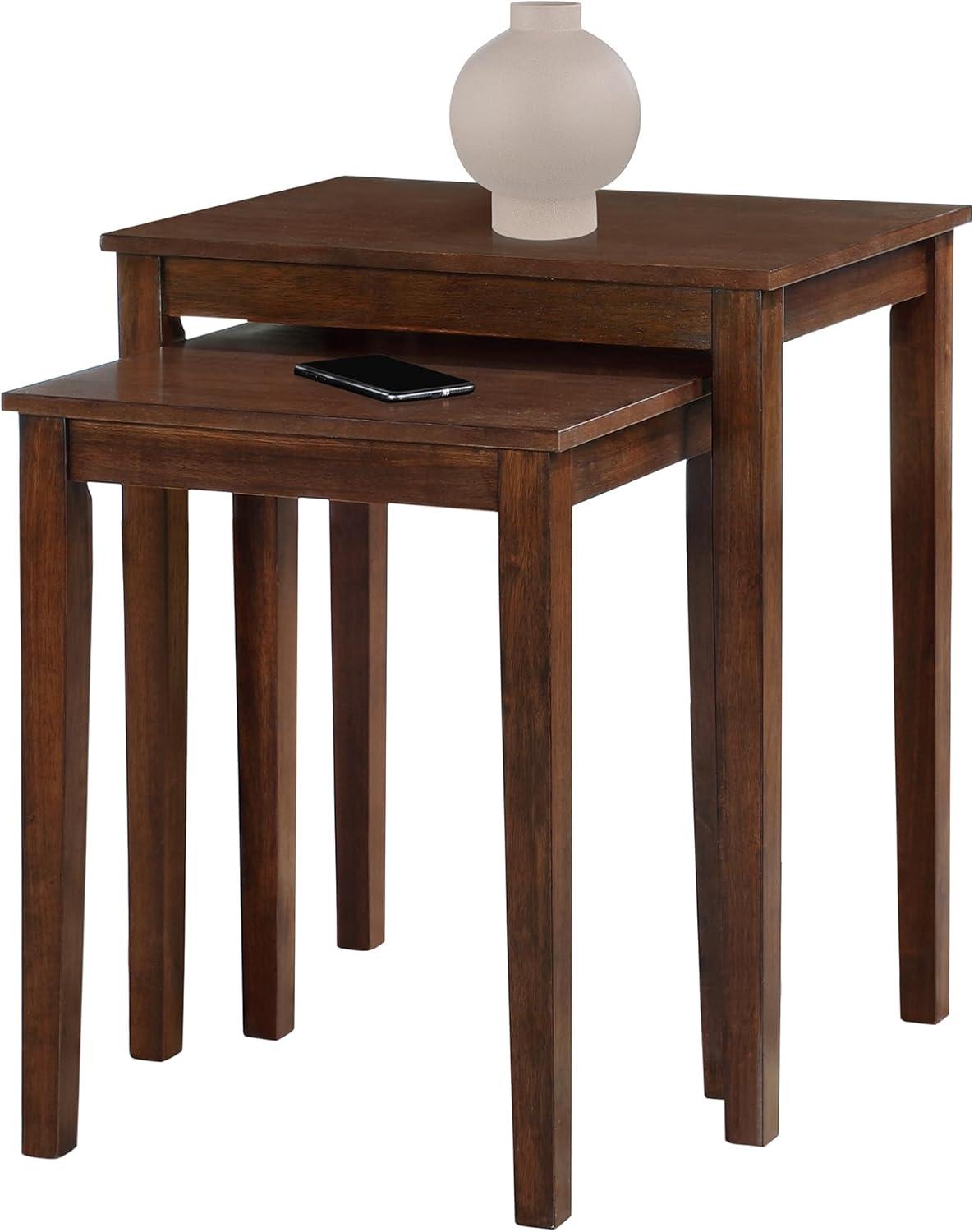 Convenience Concepts American Heritage Nesting End Tables, Espresso