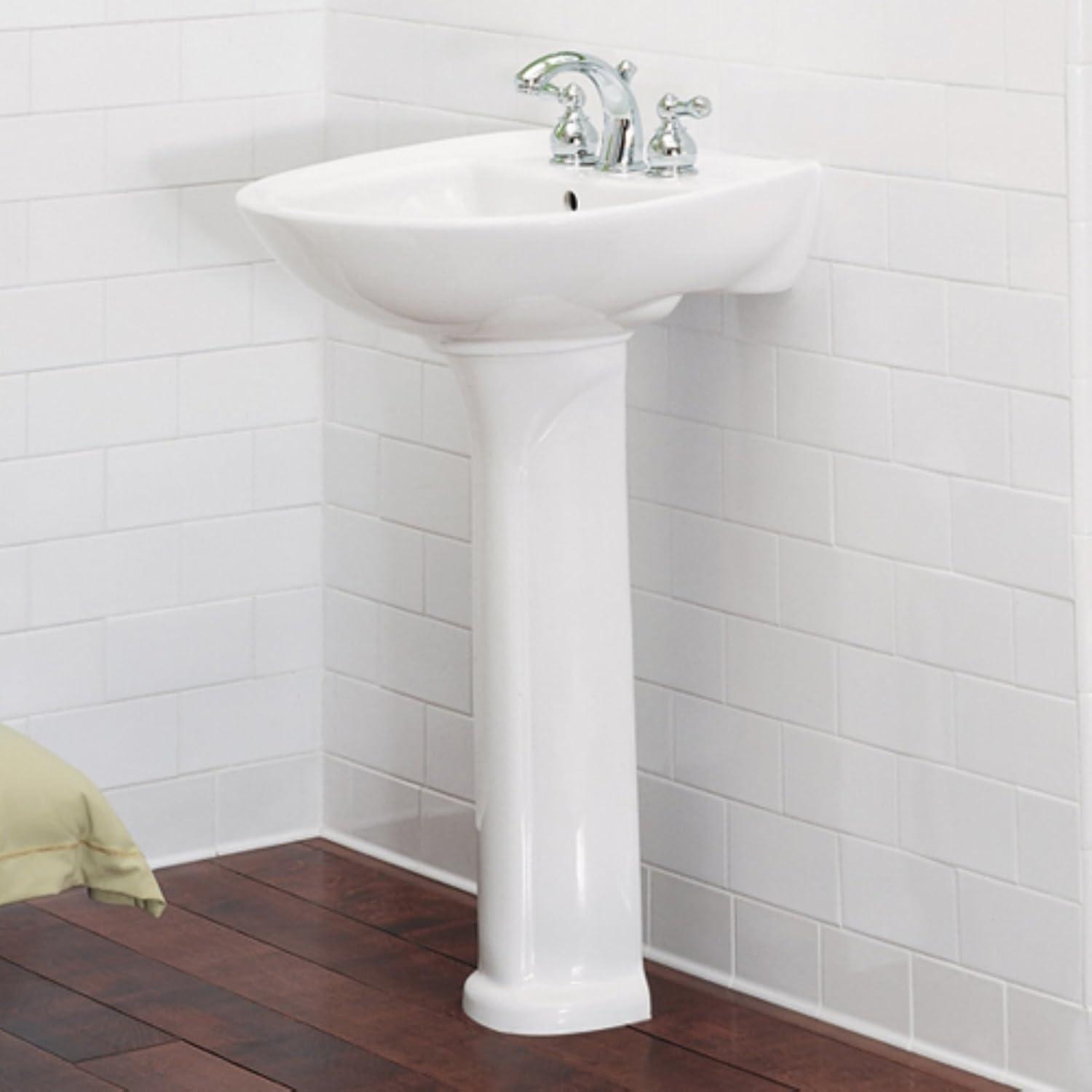 American Standard Cadet 24.5'' Vitreous China U-Shaped Bathroom Sink with Overflow