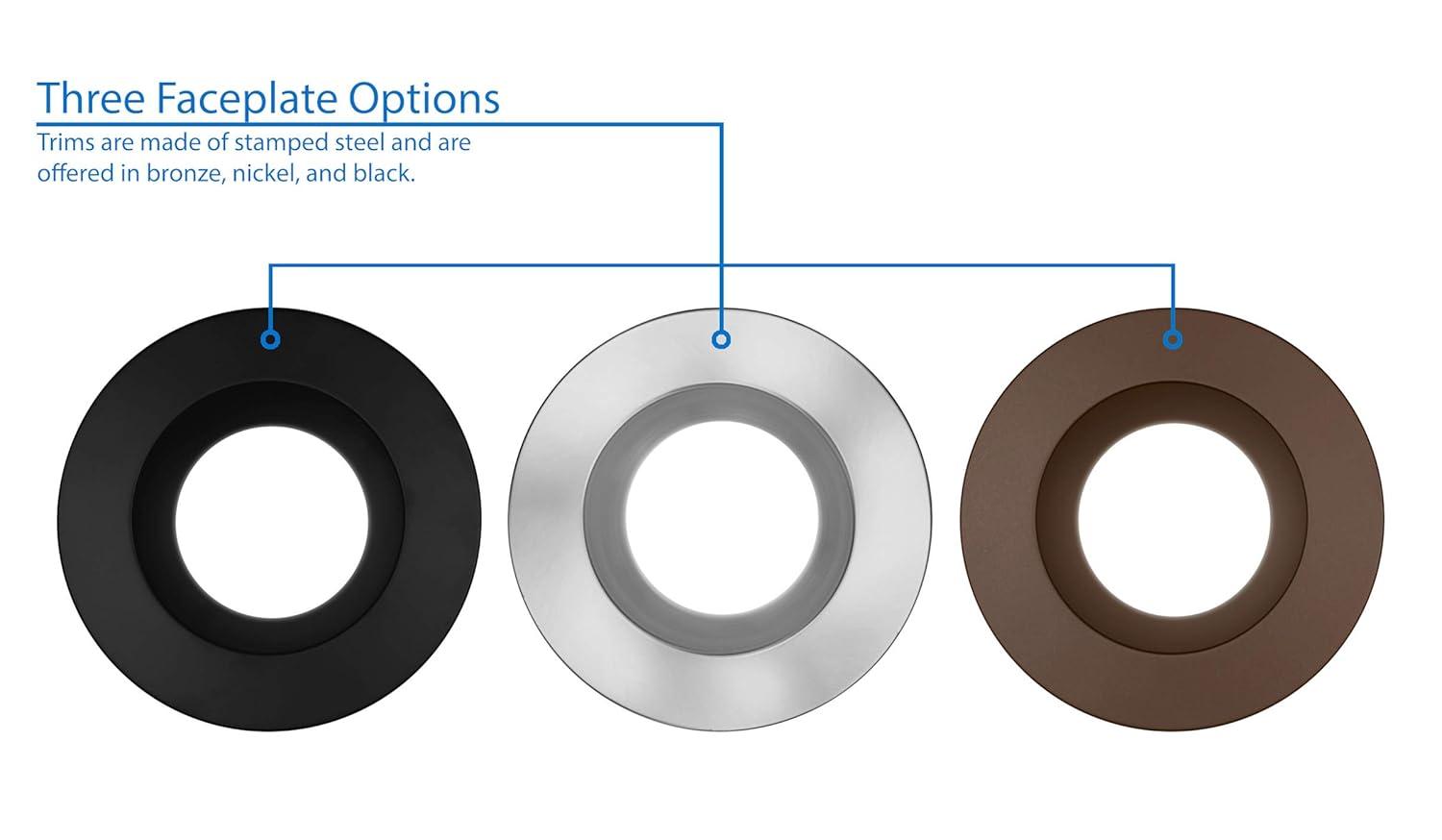 NICOR Lighting DLR565081204KWH 6'' Dimmable LED Retrofit Recessed Lighting Kit