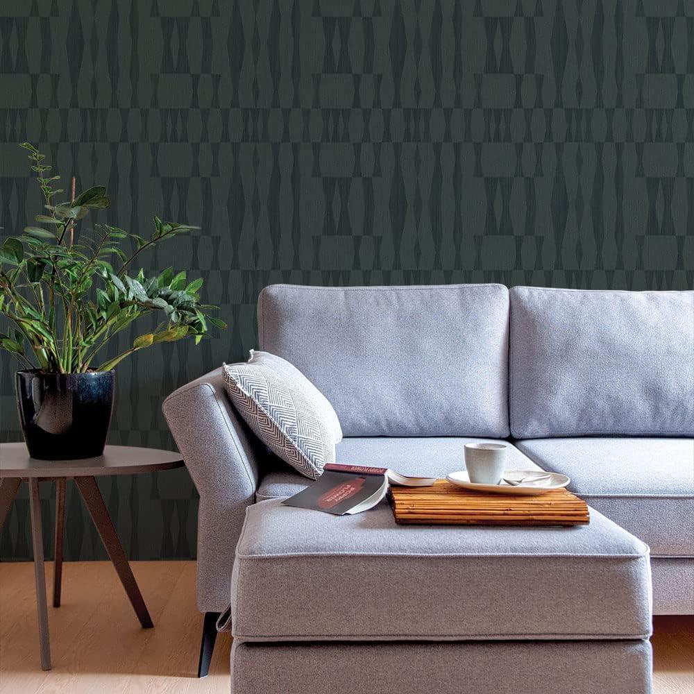 Mirin Peel + Stick Wallpaper - Textured Seagrass