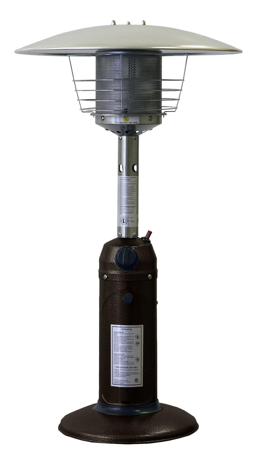 Arlmont & Co. Miceli 11000 Stainless Steel Propane Tabletop Patio Heater