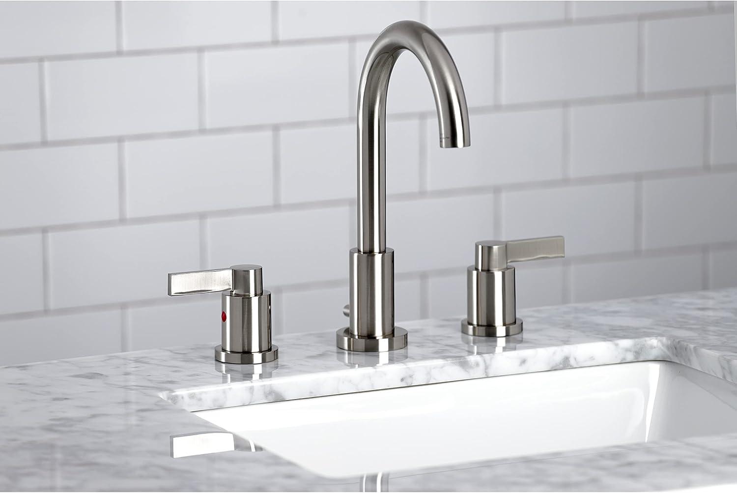 Nuvo Fusion Widespread Bathroom Faucet with Drain Assembly