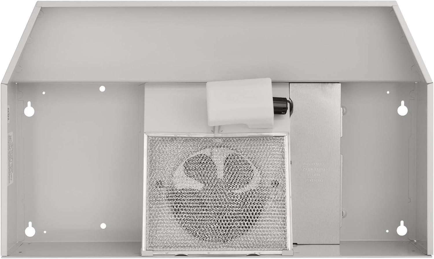 Broan NuTone 24" Steel 360 CFM Ductless (Non-Vented) Under Cabinet Range Hood with Charcoal Filter