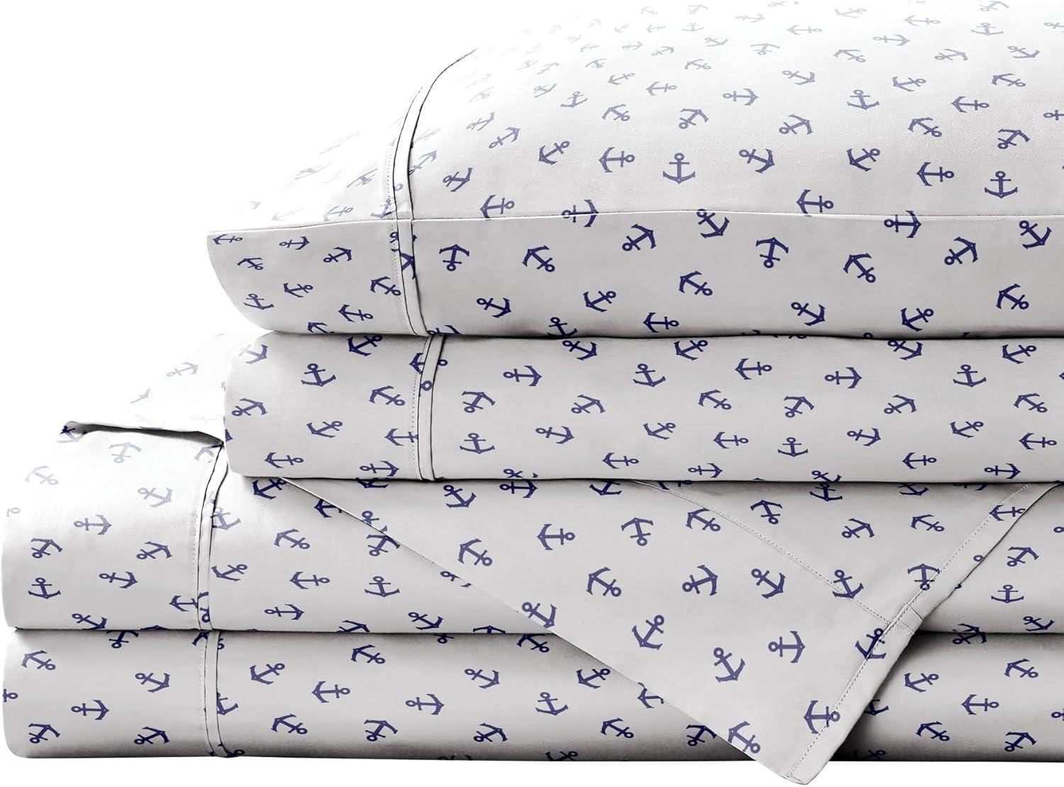 Brielle Home Printed Percale Sheet Set