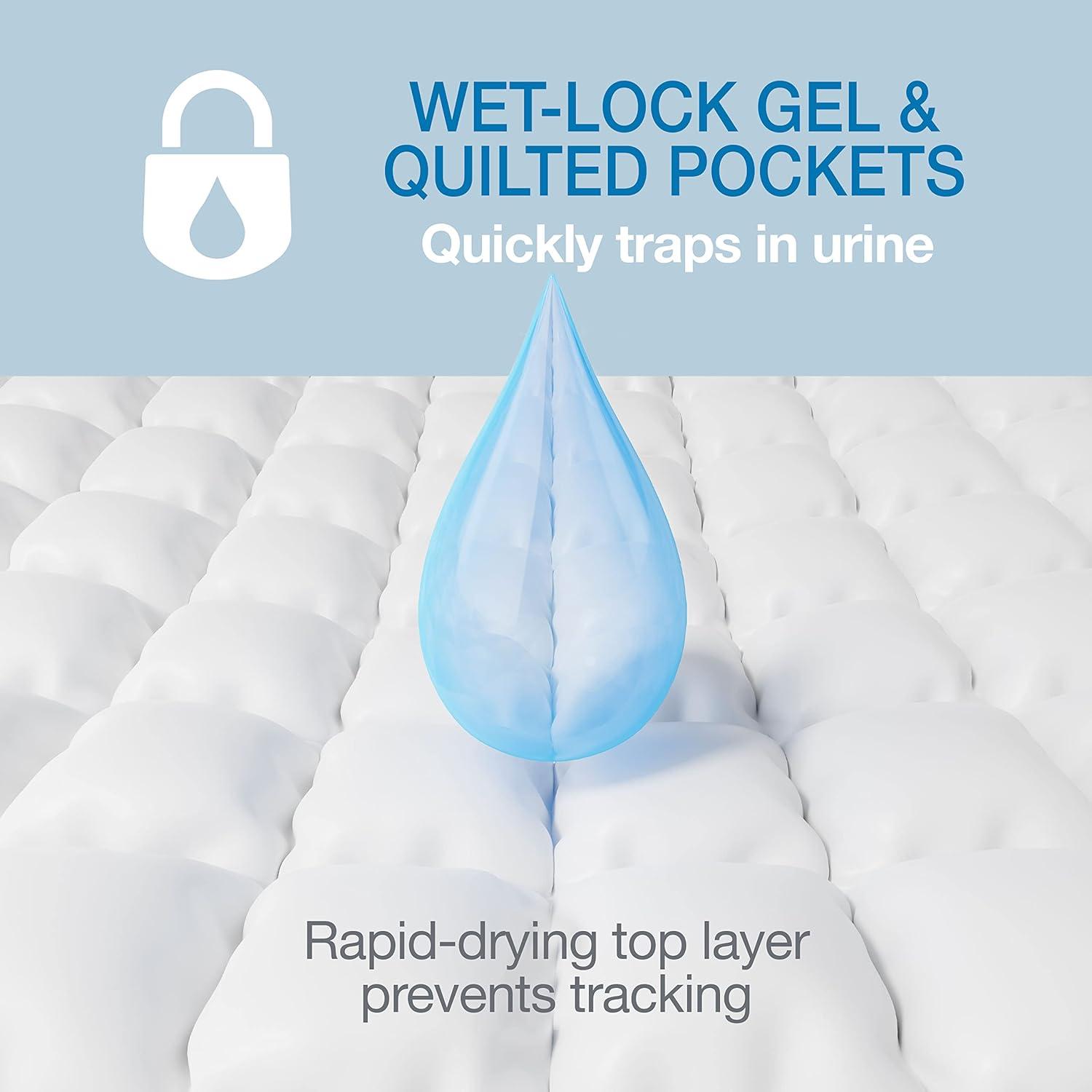 Four Paws Wee Wee Absorbent Potty Training Dog & Puppy Pads, Pet Pee Pads, Standard 50ct