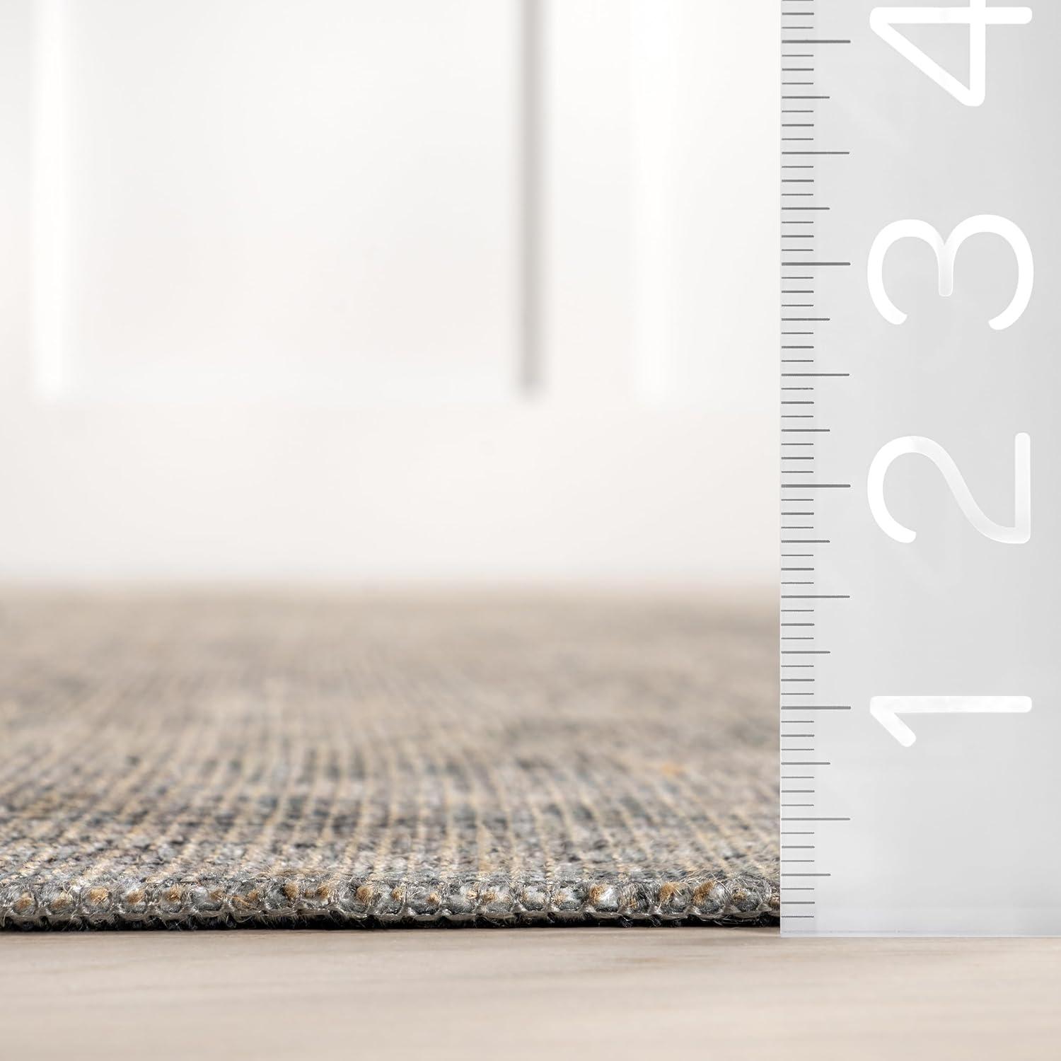 Nuloom Hillstone Collection Cally Traditional Vintage Medallion Area Rug, 5' x 8', Taupe