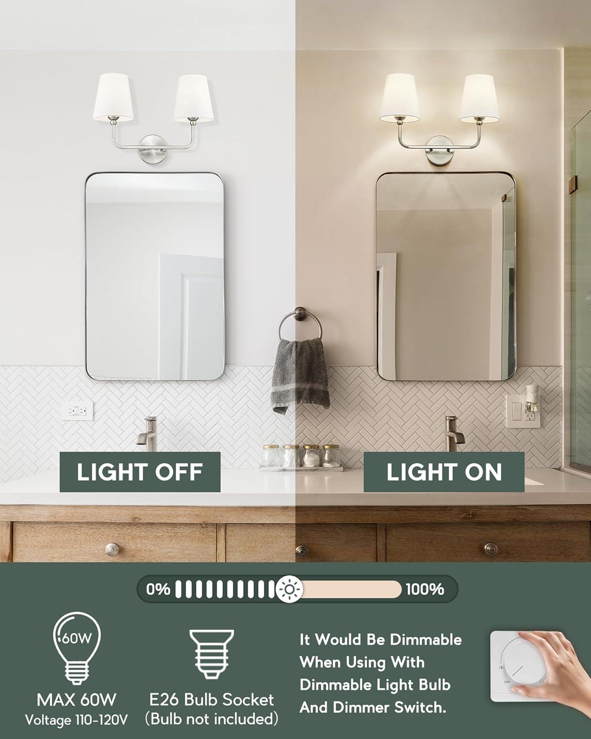 Capital Lighting - Dawson - 3 Light Transitional Bath Vanity Approved for Damp