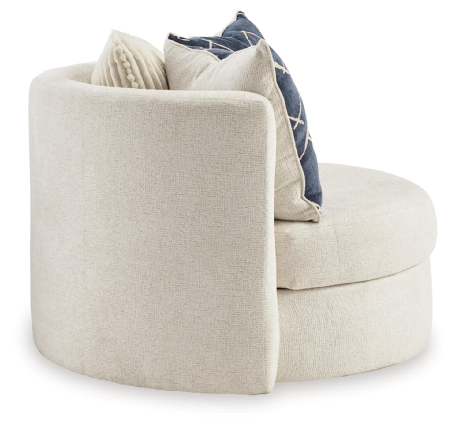 Ebern Designs Wydmondham Upholstered Swivel Accent Chair