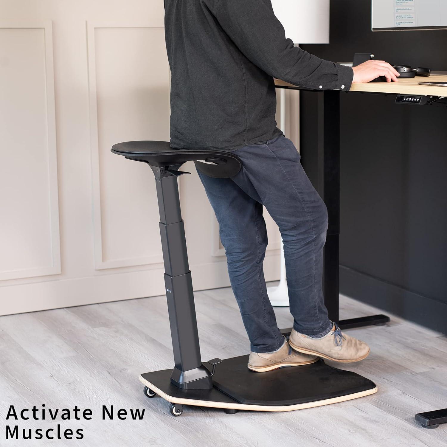 Vivo VIVO Ergonomic Leaning Chair with Anti-Fatigue Mat