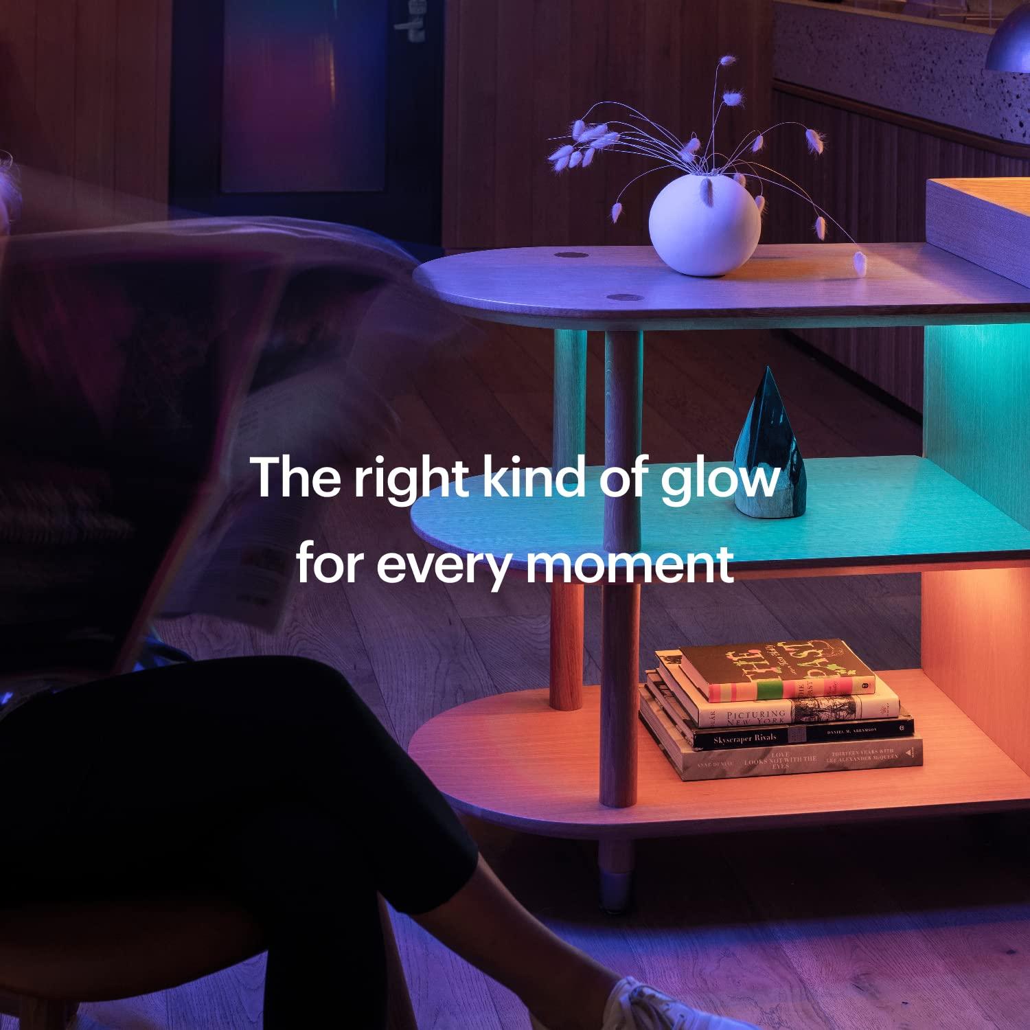 Amber Flow 64-Foot RGB LED Light Strips with Remote