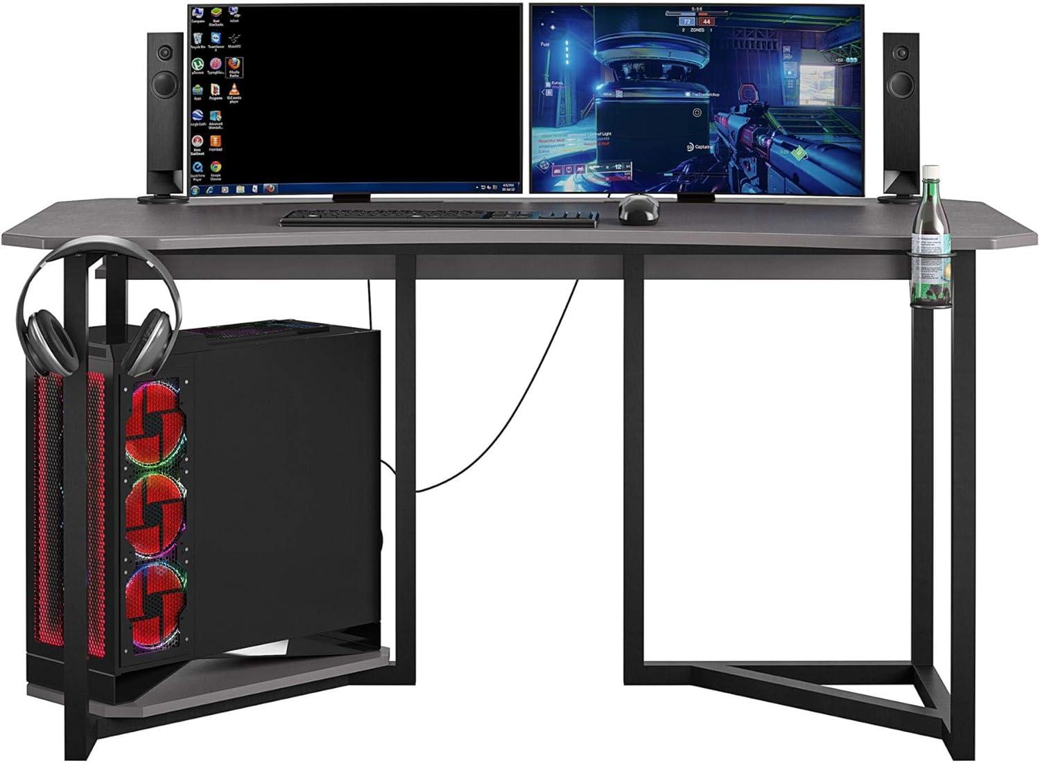 NTense Quest Gaming Desk with CPU Stand