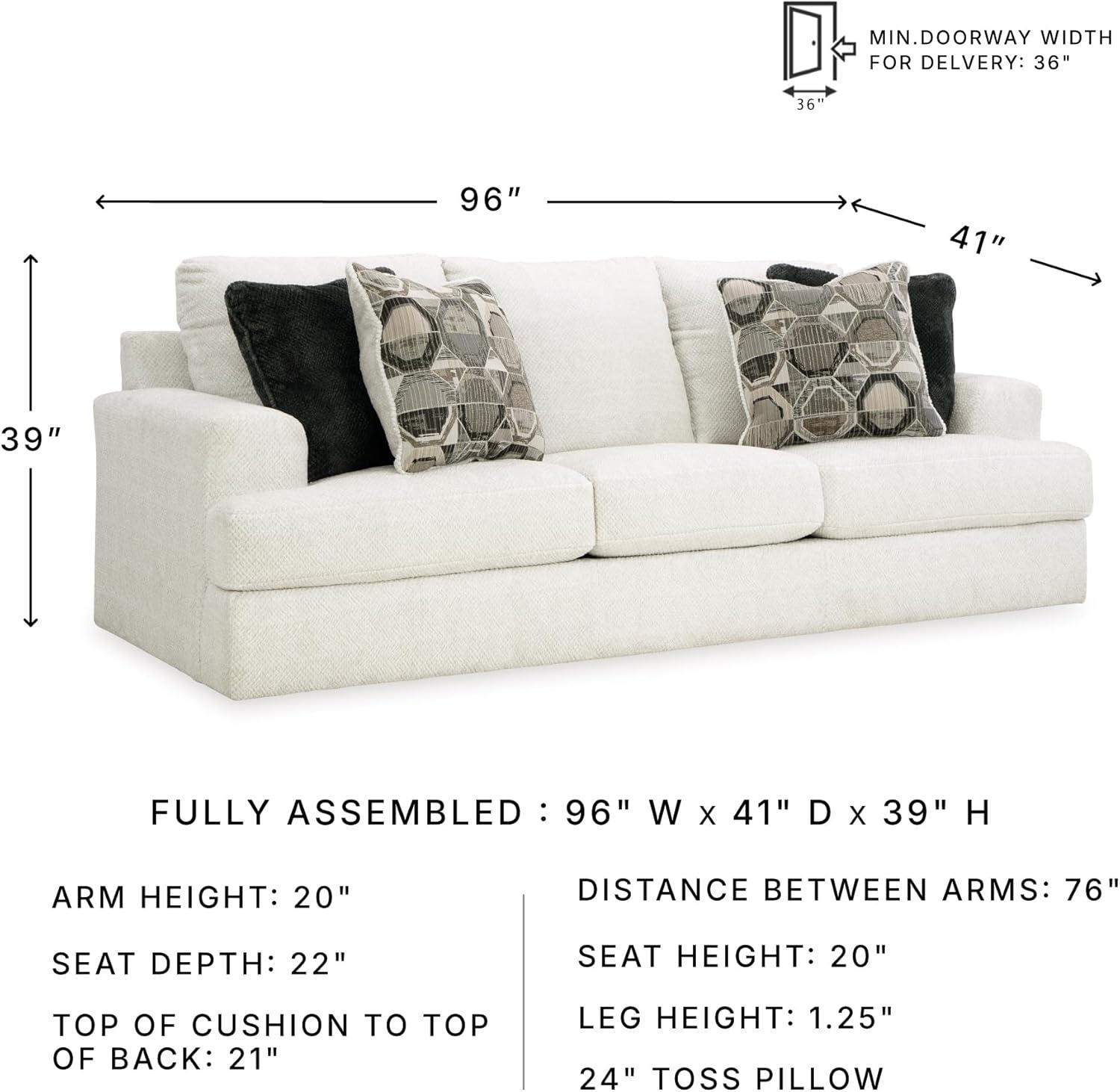 Sofá Smoke con Diseño Característico de Ashley Karinne