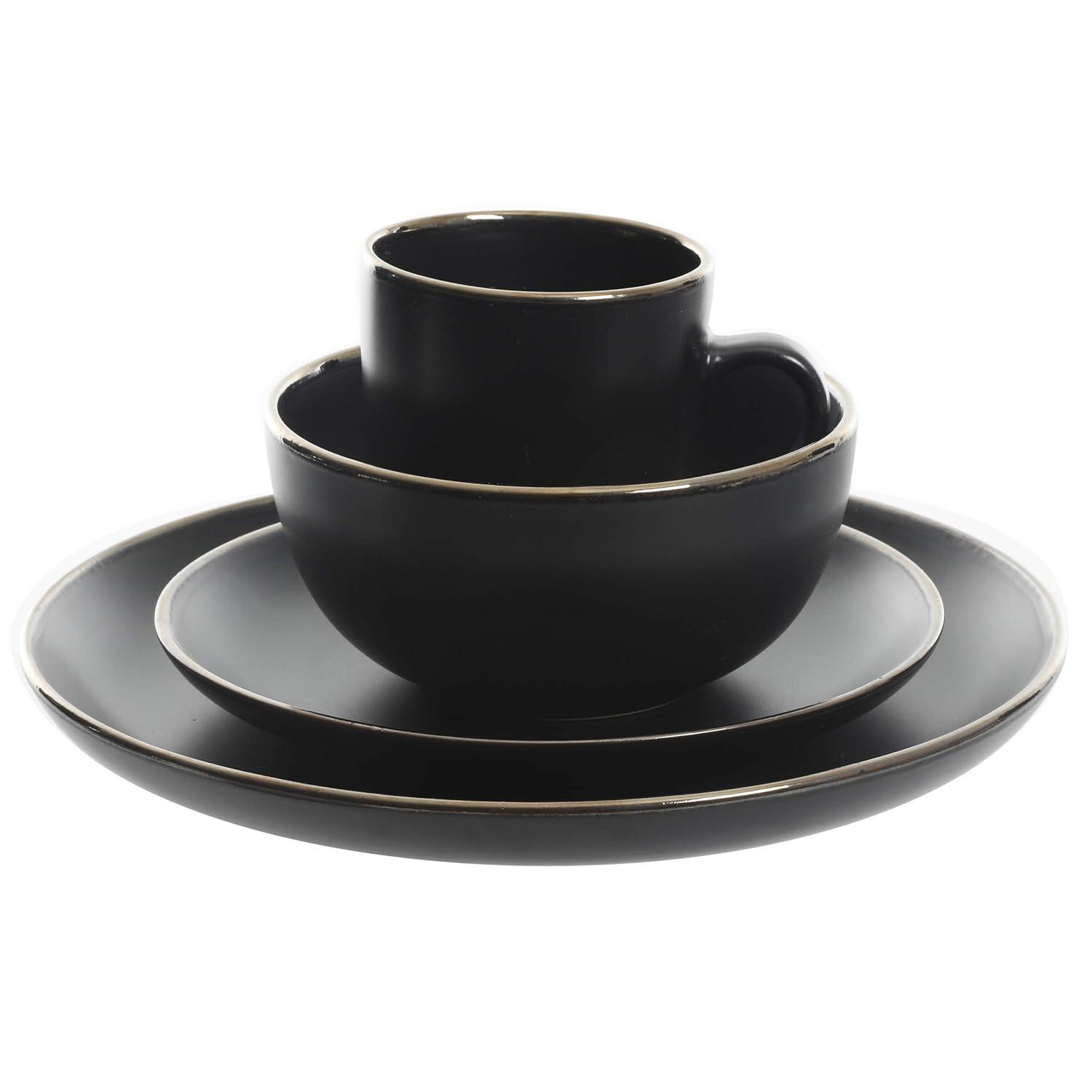 Gibson Home Rockaway Round Stoneware Dinnerware