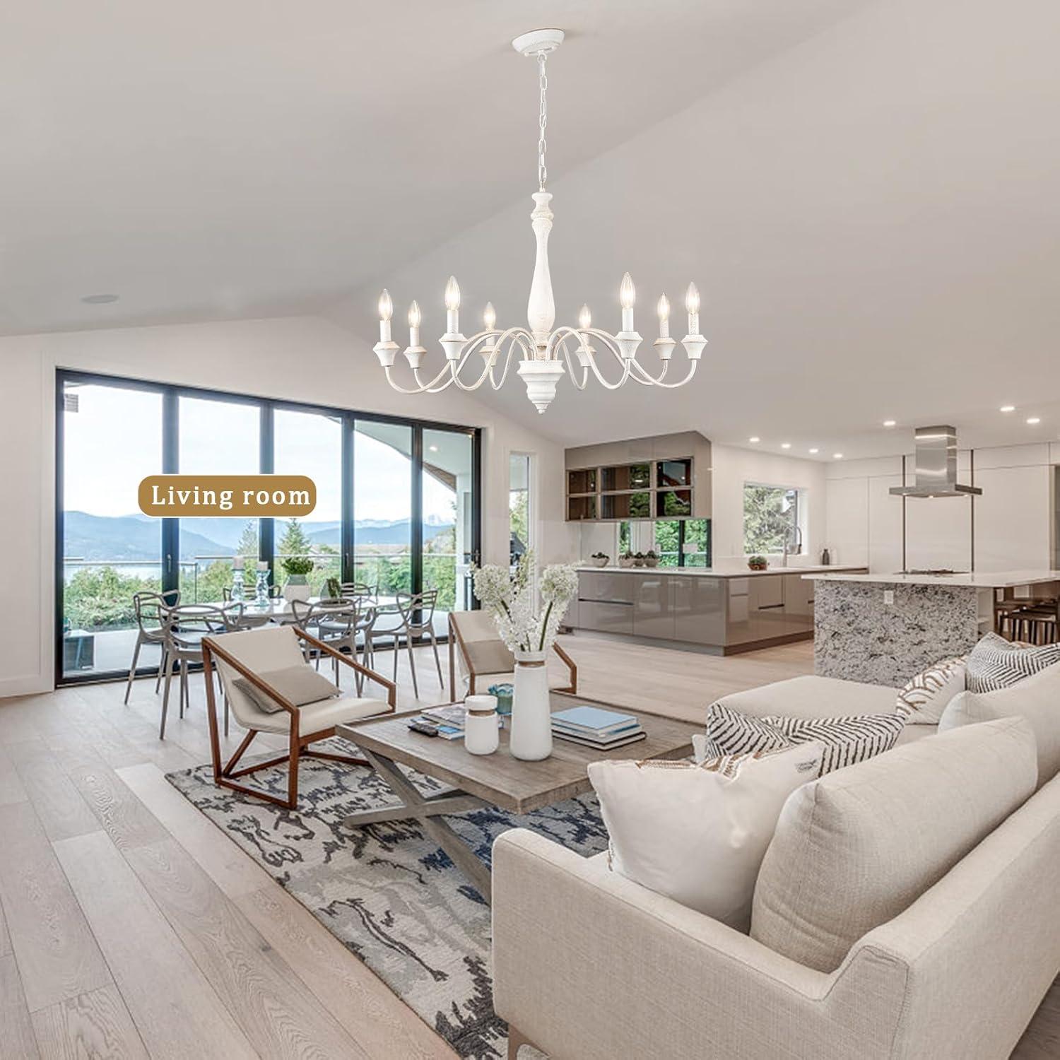 16-Lights Wagon Wheel Chandelier 47 Inch Black Farmhouse Chandelier Large Chandeliers for High Ceilings Round Modern Farmhouse Chandeliers Ceiling Light for Living Room Dining Room Foyer Entryway