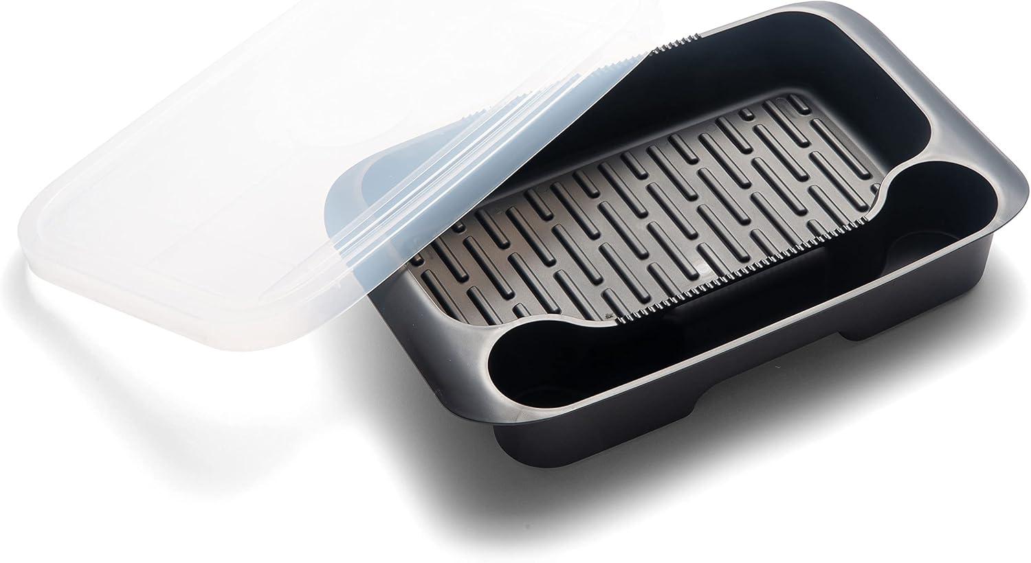 Outset Grill Prep Station With Lid, 15" x 10" x 2.6"