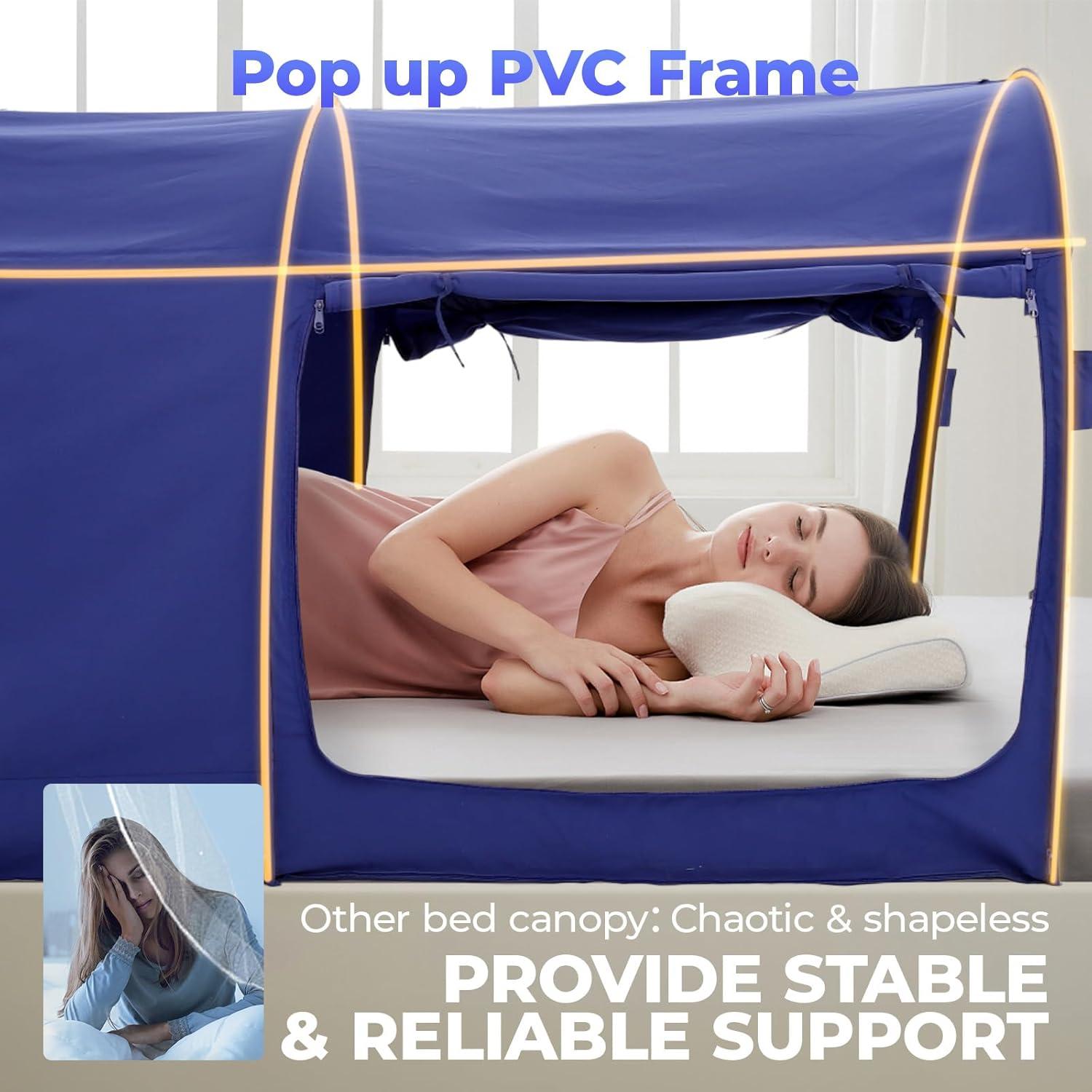 Alvantor Bed Canopy Tent Privacy Space Indoor Curtains