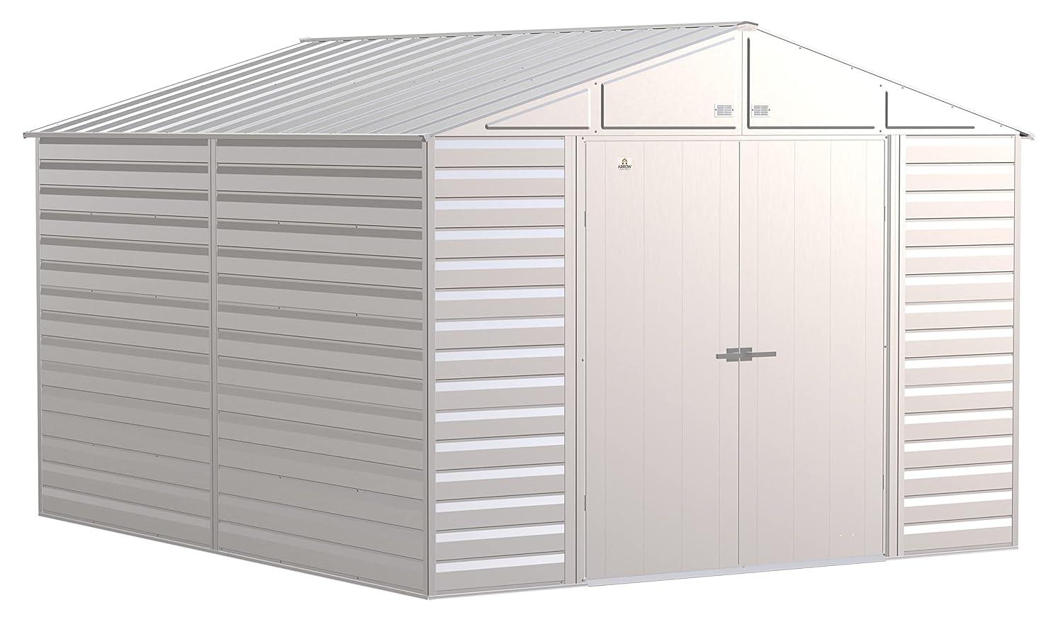 Arrow 10 ft. W x 12 ft. D Metal Storage Shed