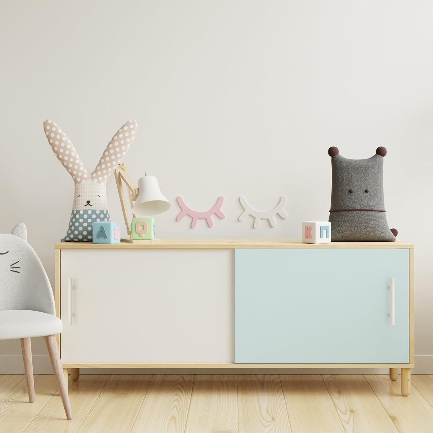 Ravinte 30 Pack | 5 Inch Cabinet Pulls White Stainless Steel Kitchen Drawer Pulls Cabinet Handles 5 InchLength, 3 Inch Hole Center