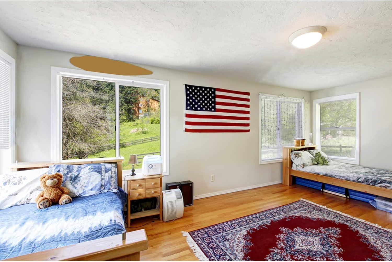 American flag USA flag 3x5FT-Embroidered Stars Flag Double Stitched Sewn Stripes Outdoors Indoors Heavy Duty flag Brass Grommets Banner